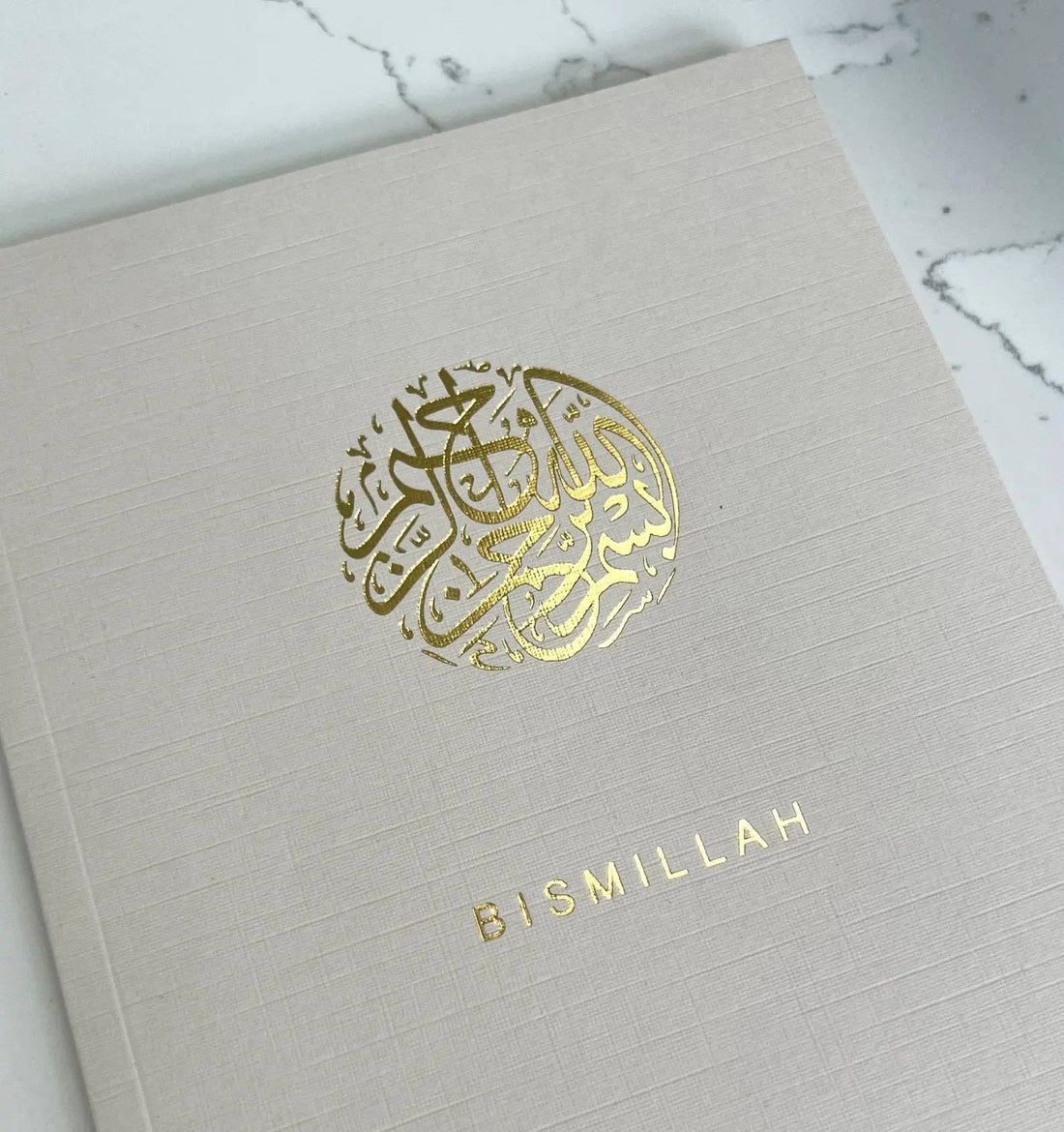 Bismillah Notebook - Luxe Beige