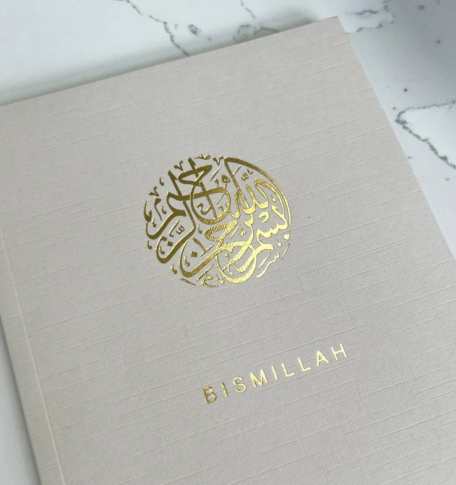 Bismillah Notebook - Luxe Beige