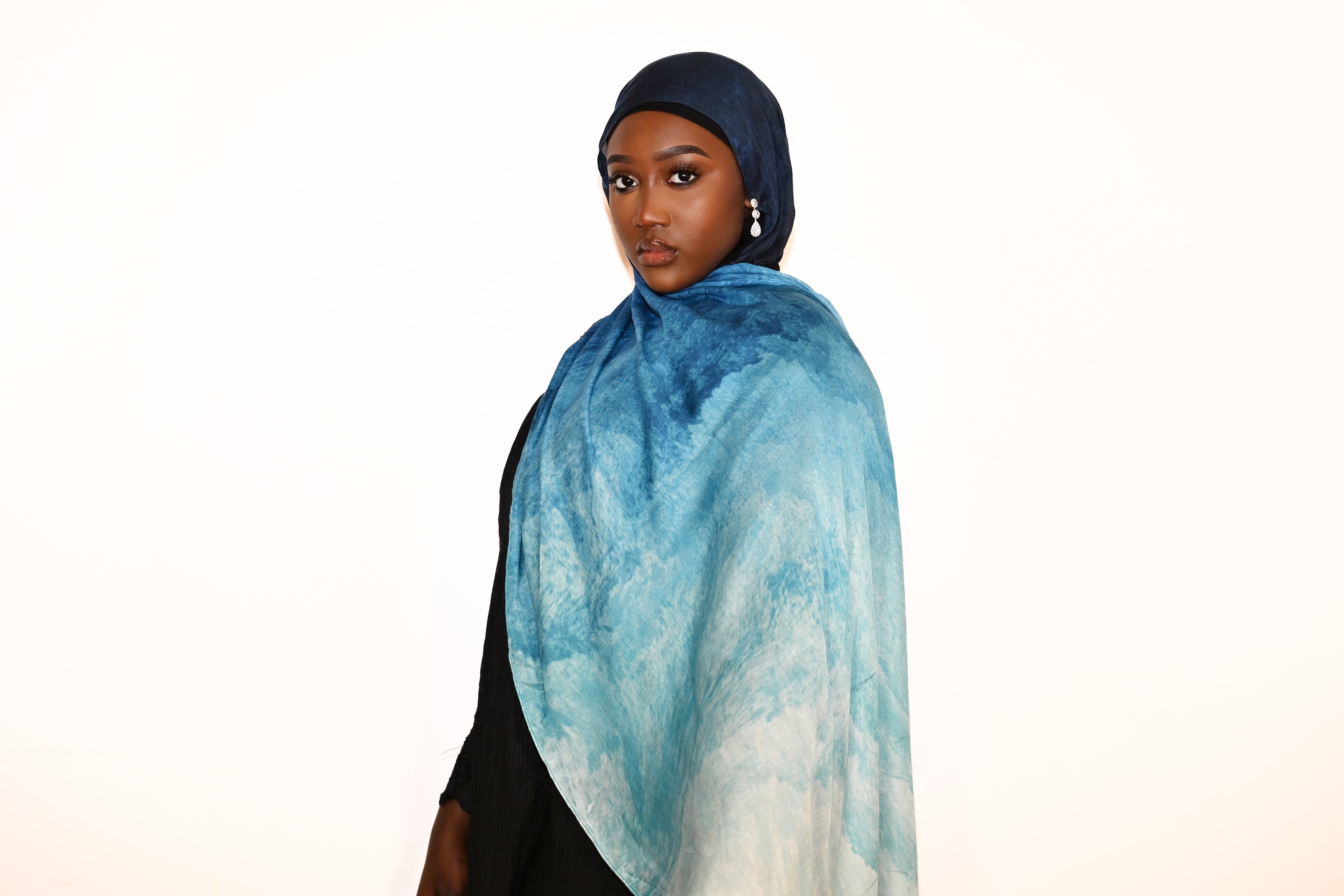 Printed Modal Hijab - Malibu Beach
