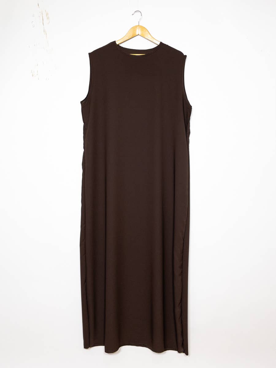 Abaya Inner Slip Dress - Short Sleeve