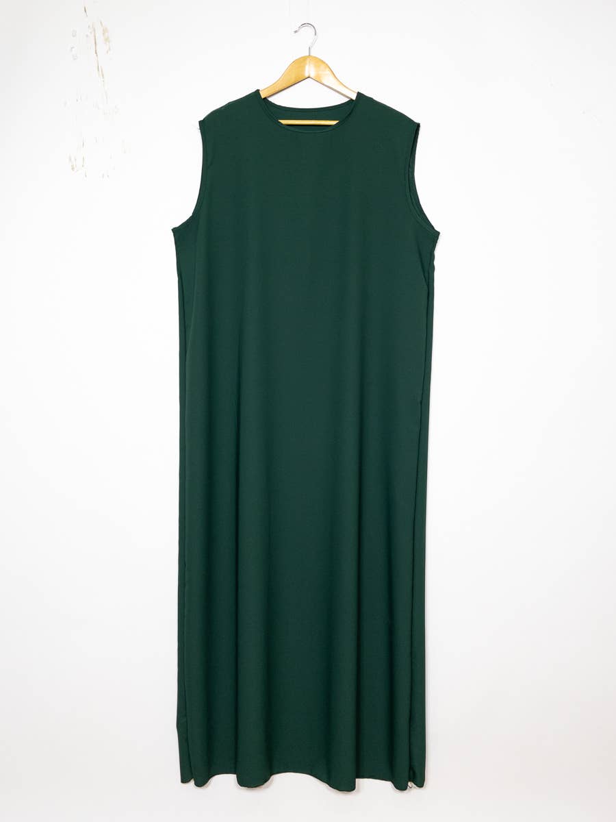 Abaya Inner Slip Dress - Short Sleeve