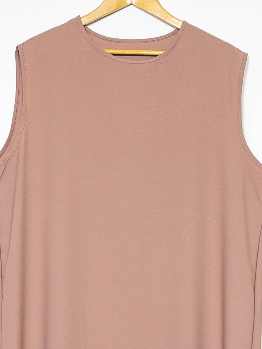 Abaya Inner Slip Dress - Short Sleeve
