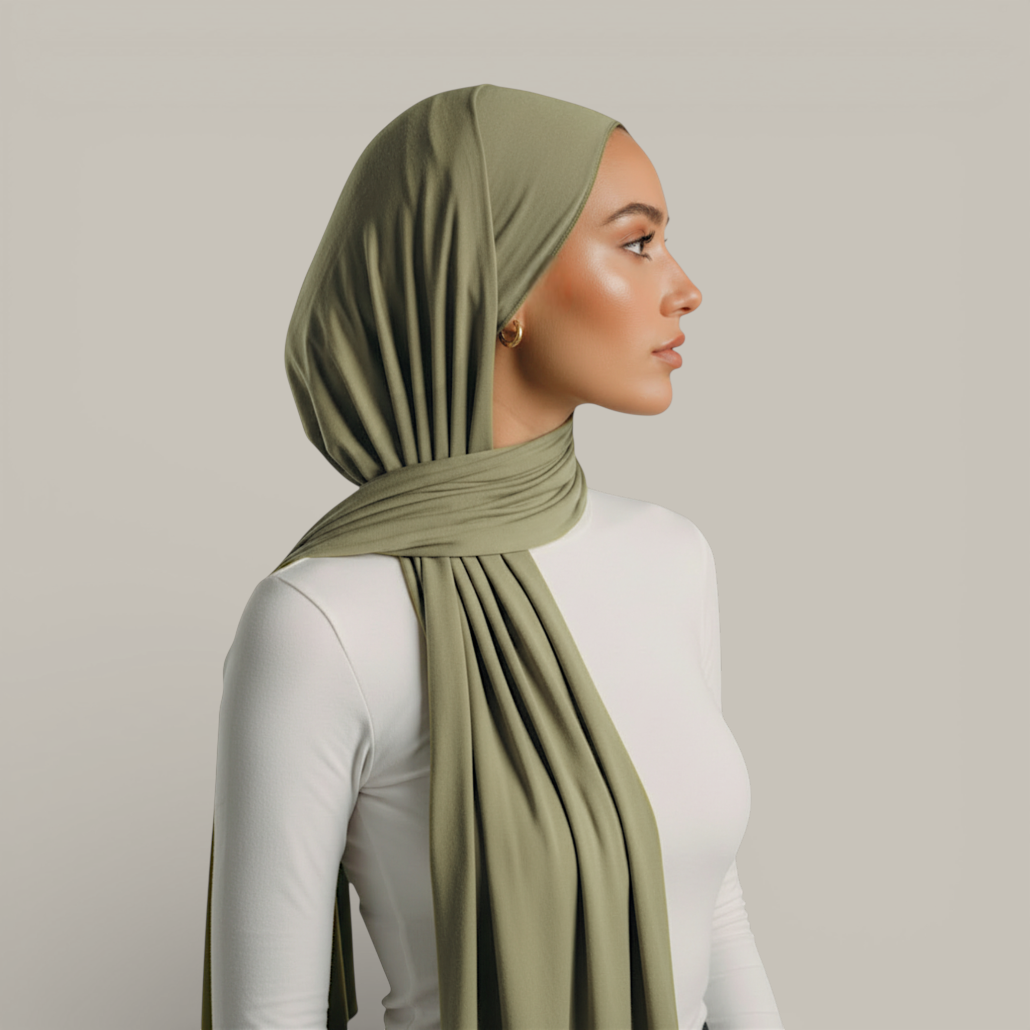 Fine Jersey Plain Extra Large Scarf