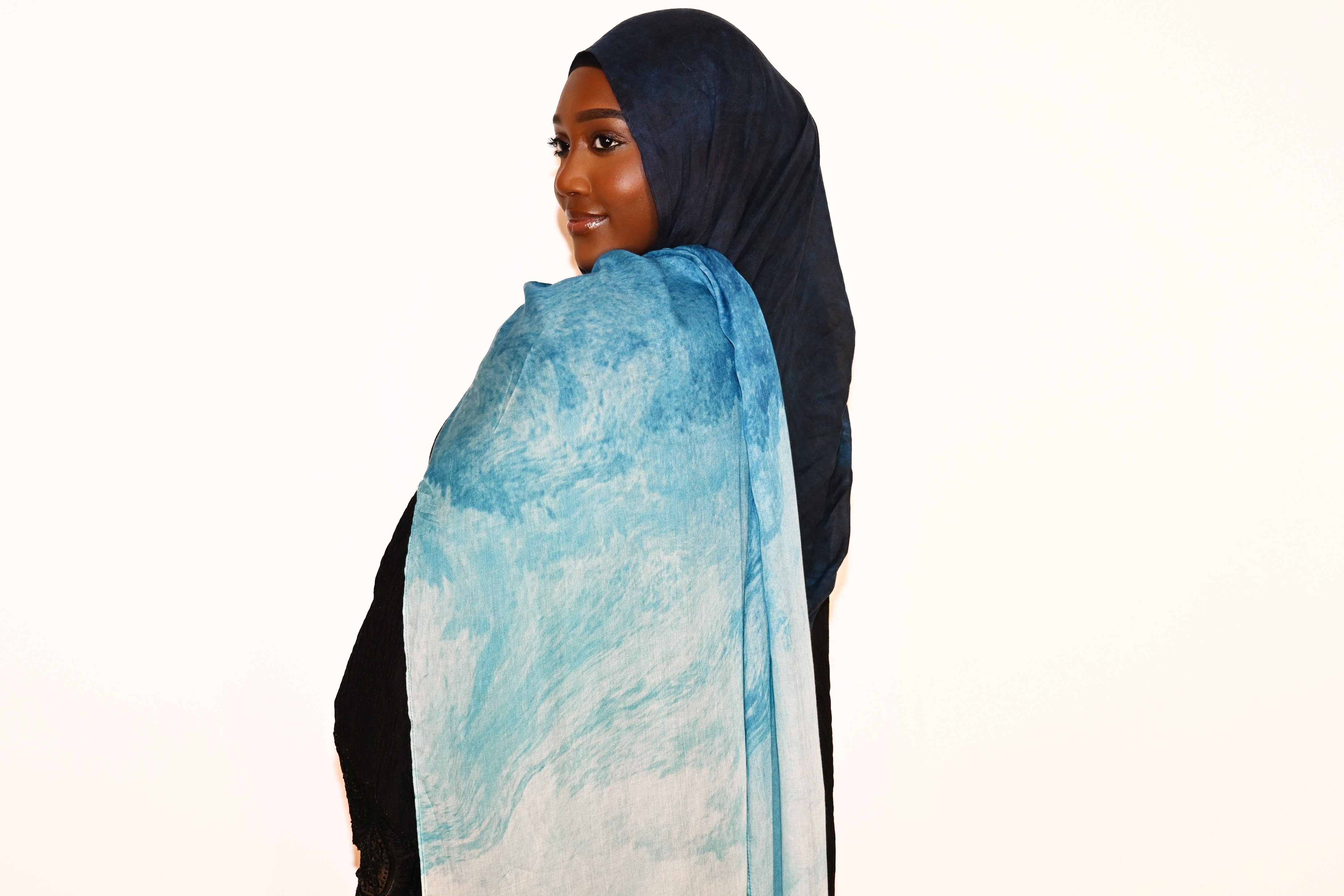 Printed Modal Hijab - Malibu Beach