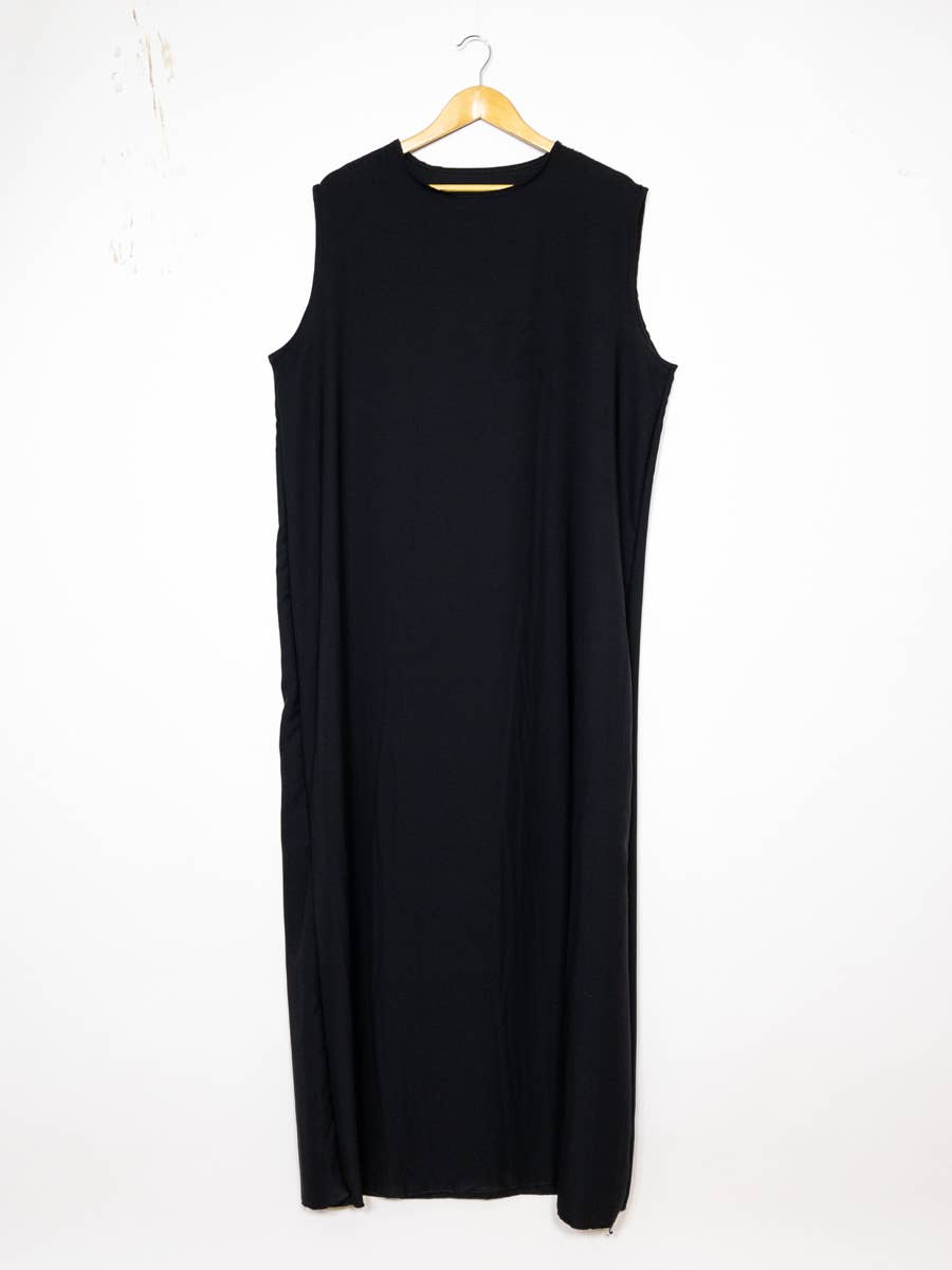 Abaya Inner Slip Dress - Short Sleeve