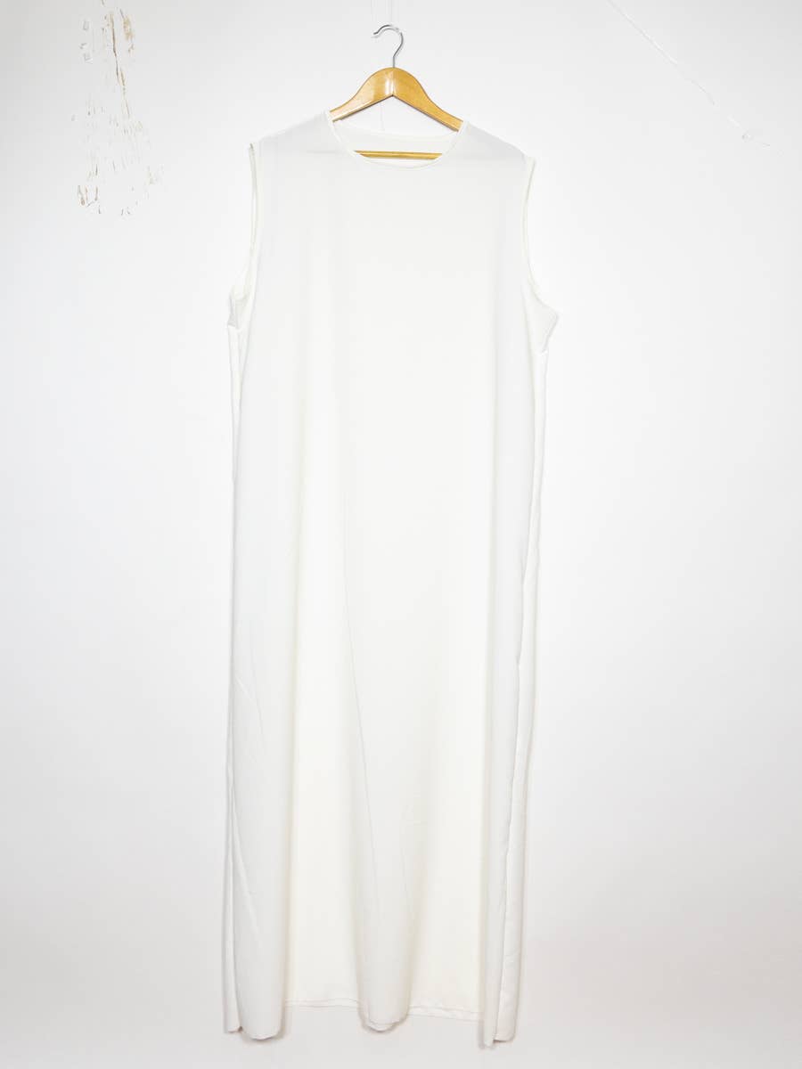 Abaya Inner Slip Dress - Short Sleeve