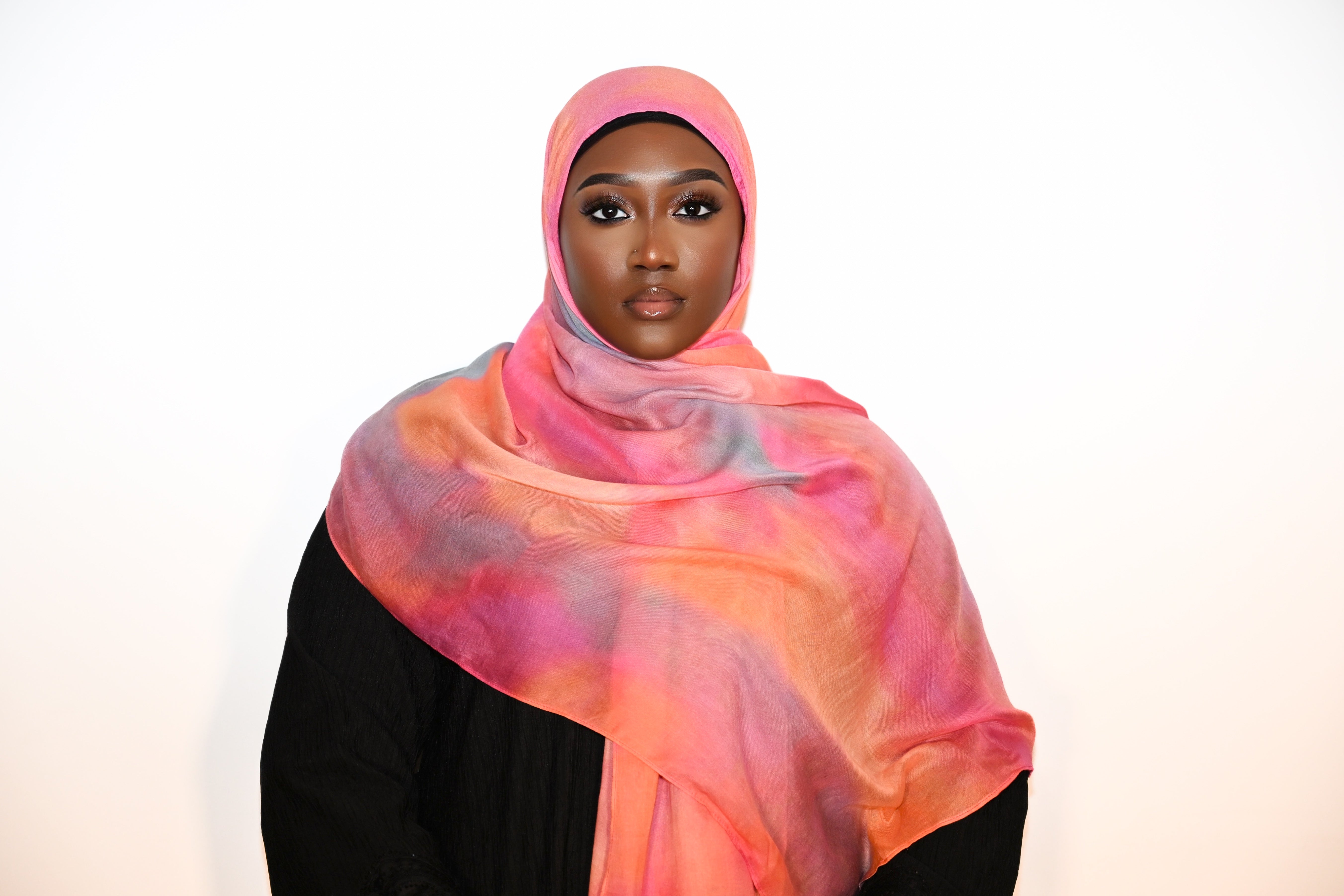 Printed Modal Hijab - Maldives Sunset