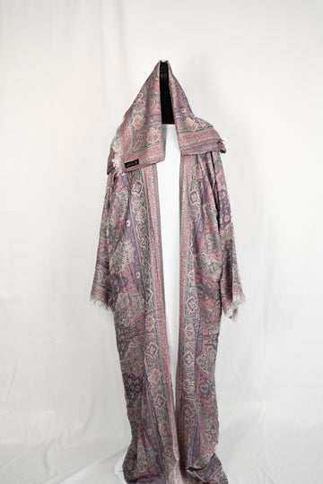 Kashmiri Pashmina Abaya - (Without Stone)