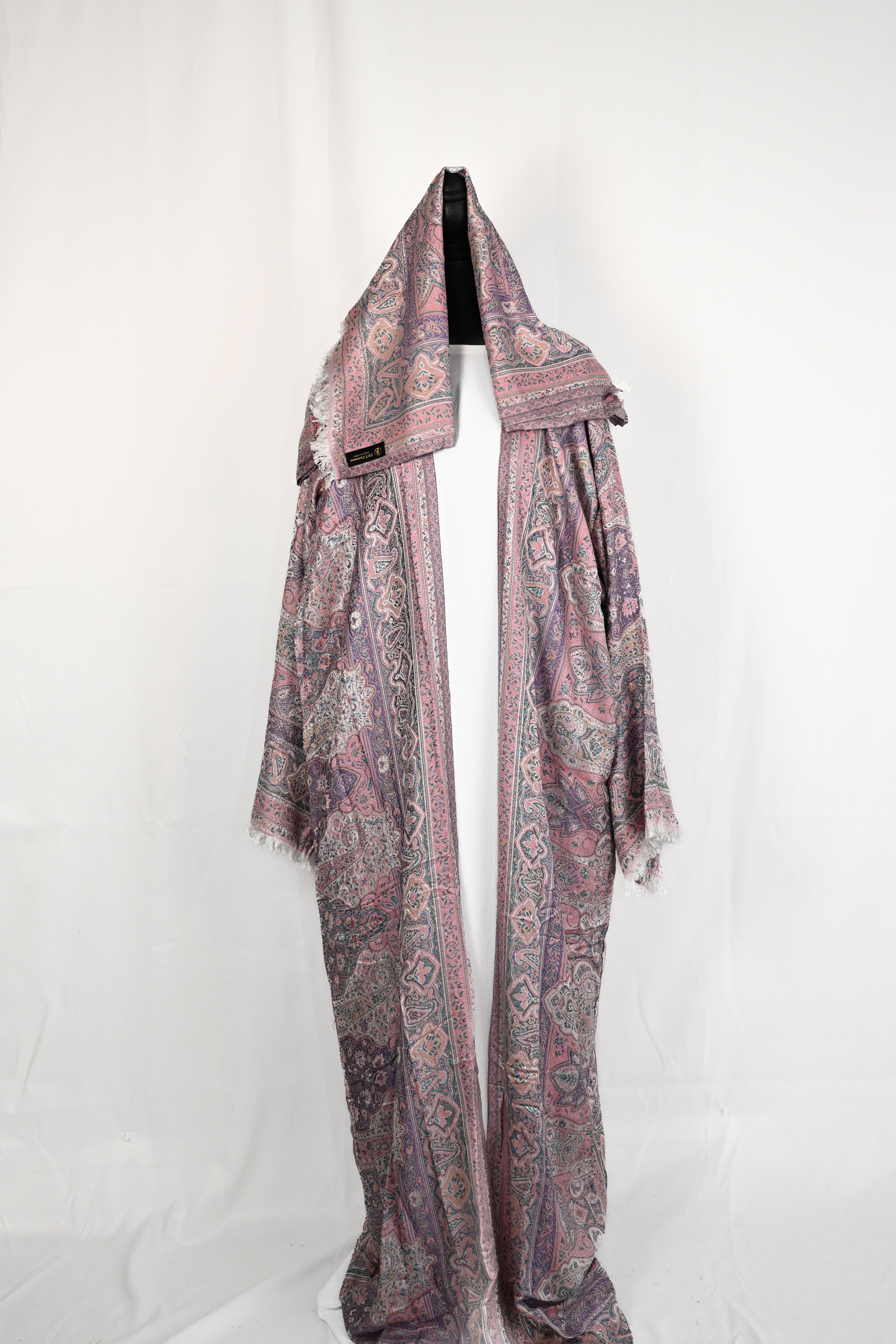 Kashmiri Pashmina Abaya - (Without Stone)