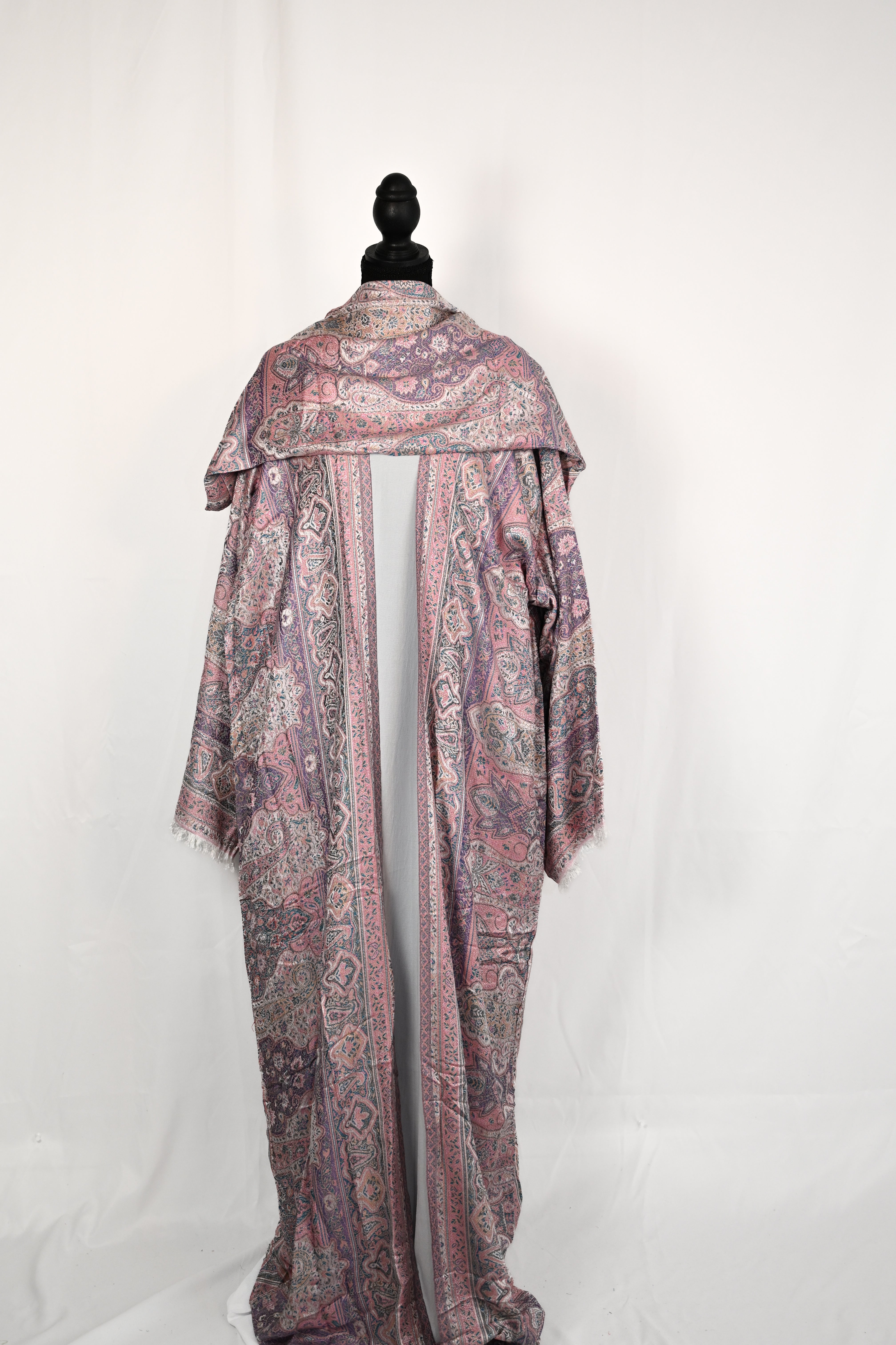 Kashmiri Pashmina Abaya - (Without Stone)