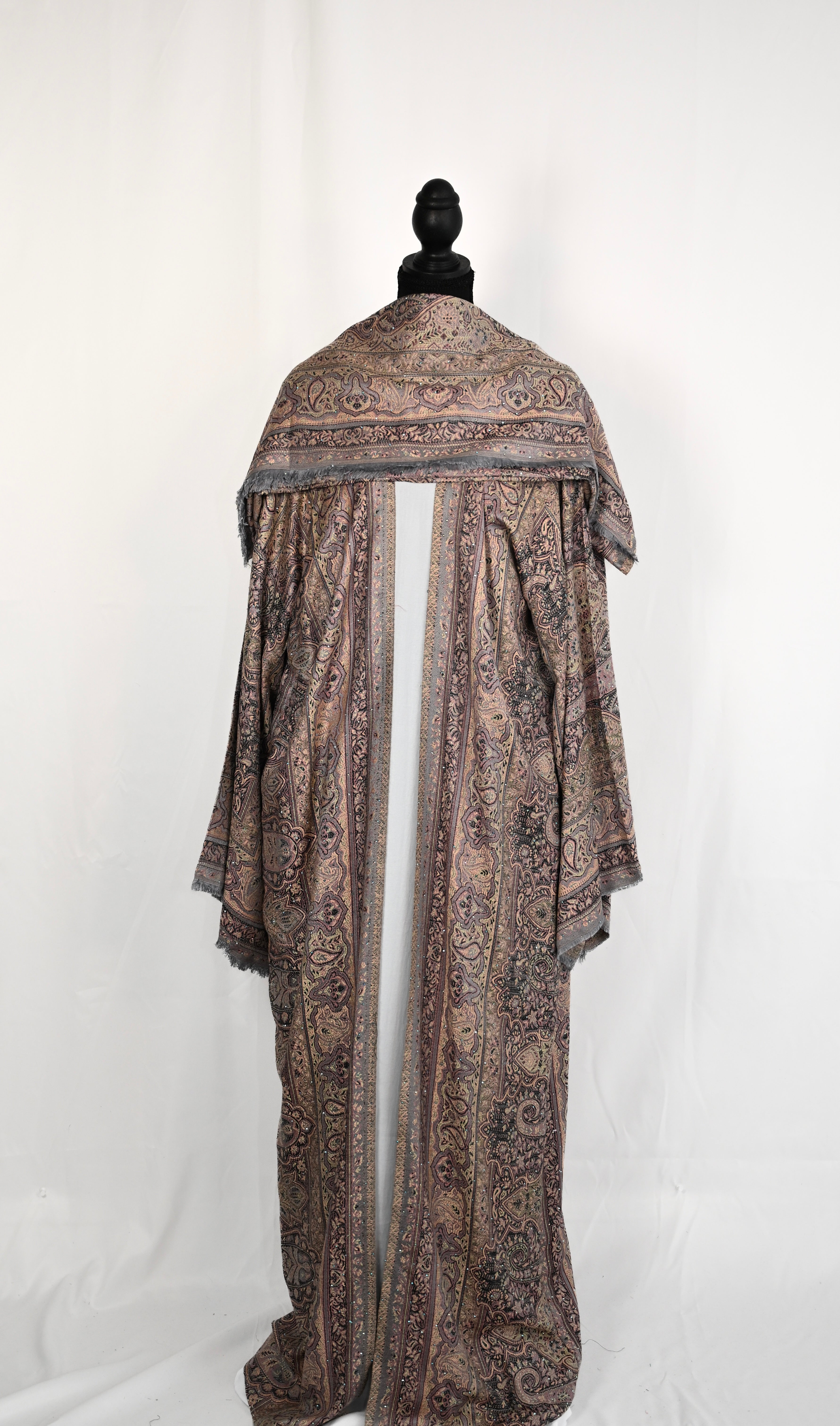 Kashmiri Pashmina Abaya — Stone Collection