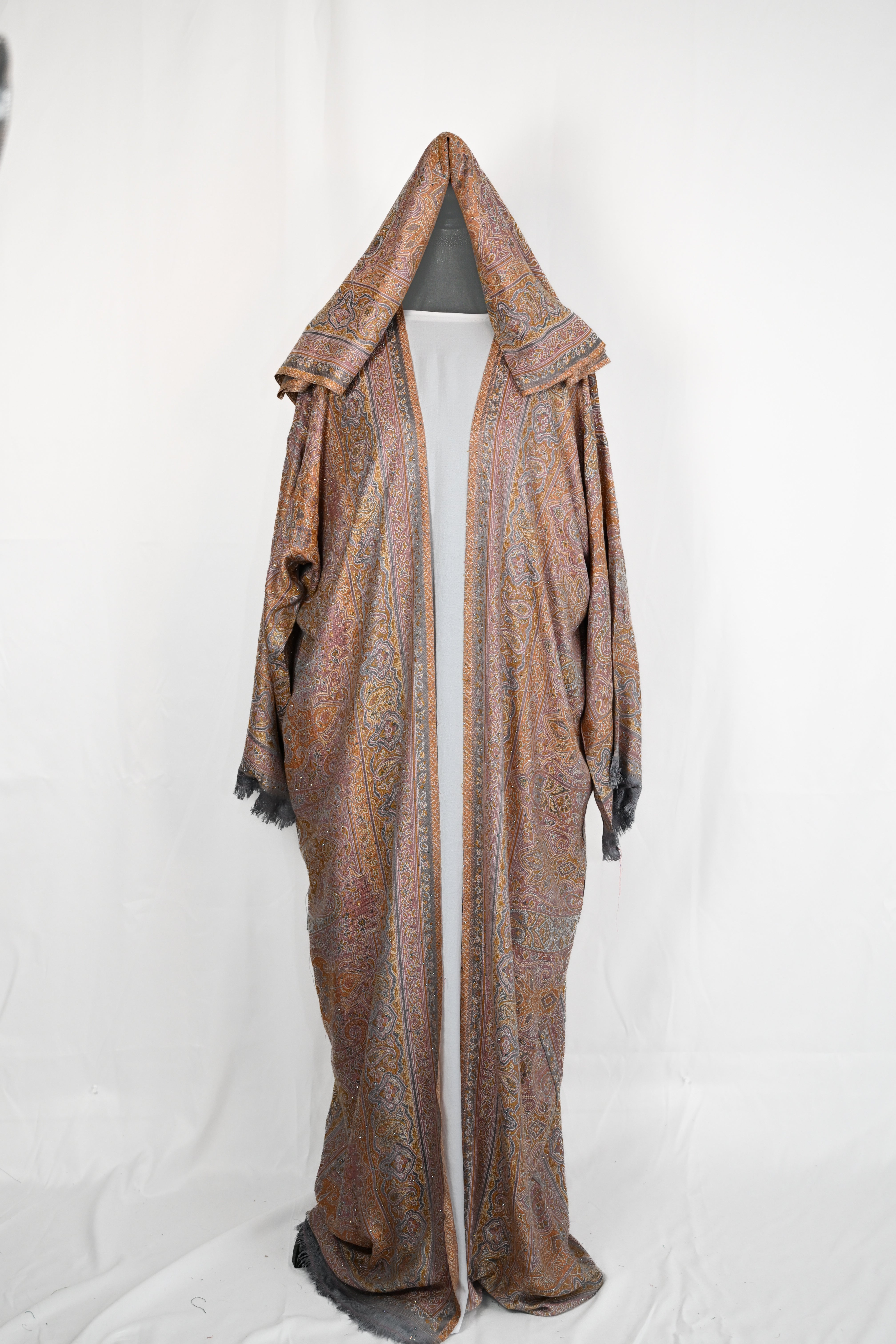 Kashmiri Pashmina Abaya — Stone Collection