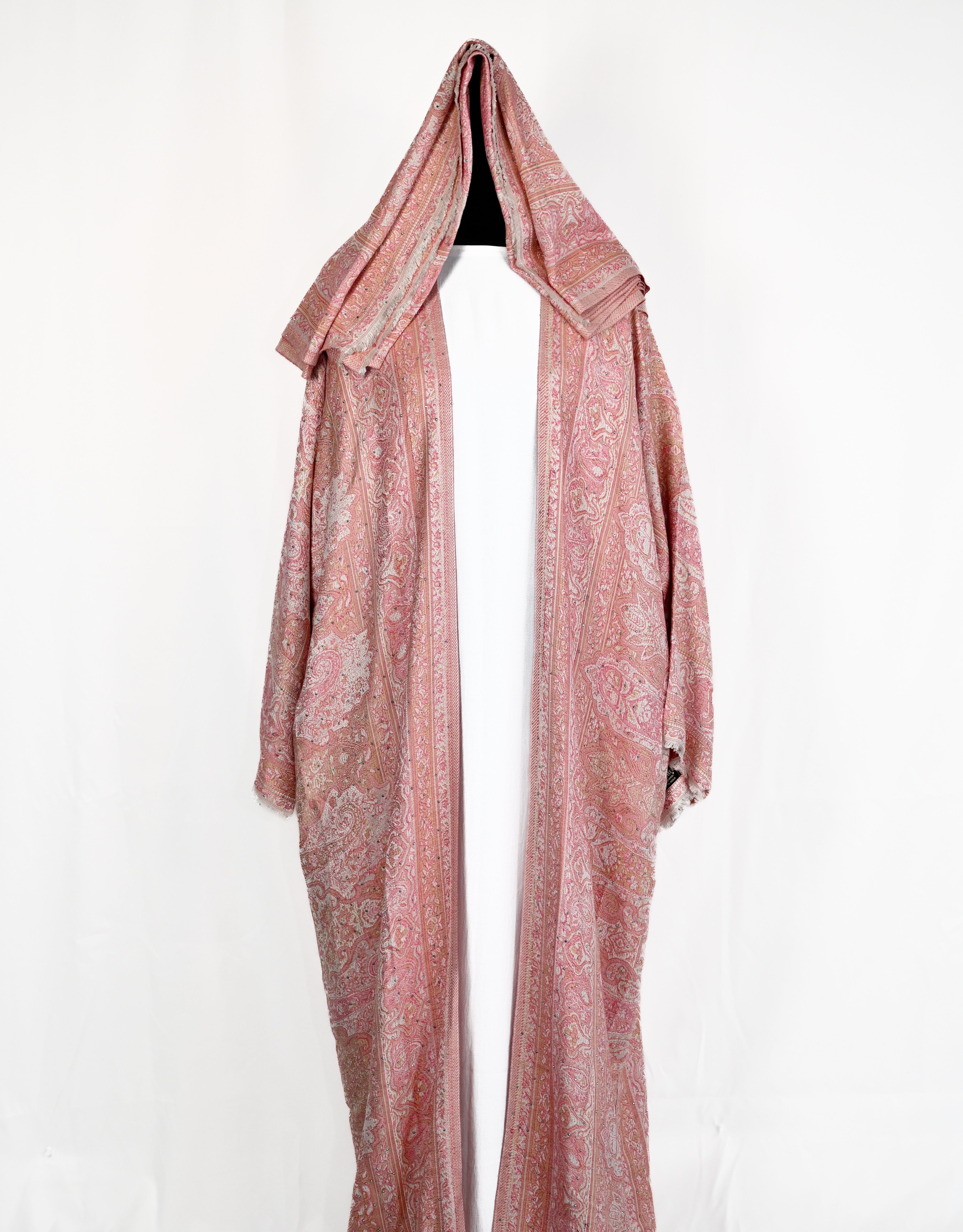 Kashmiri Pashmina Abaya — Stone Collection