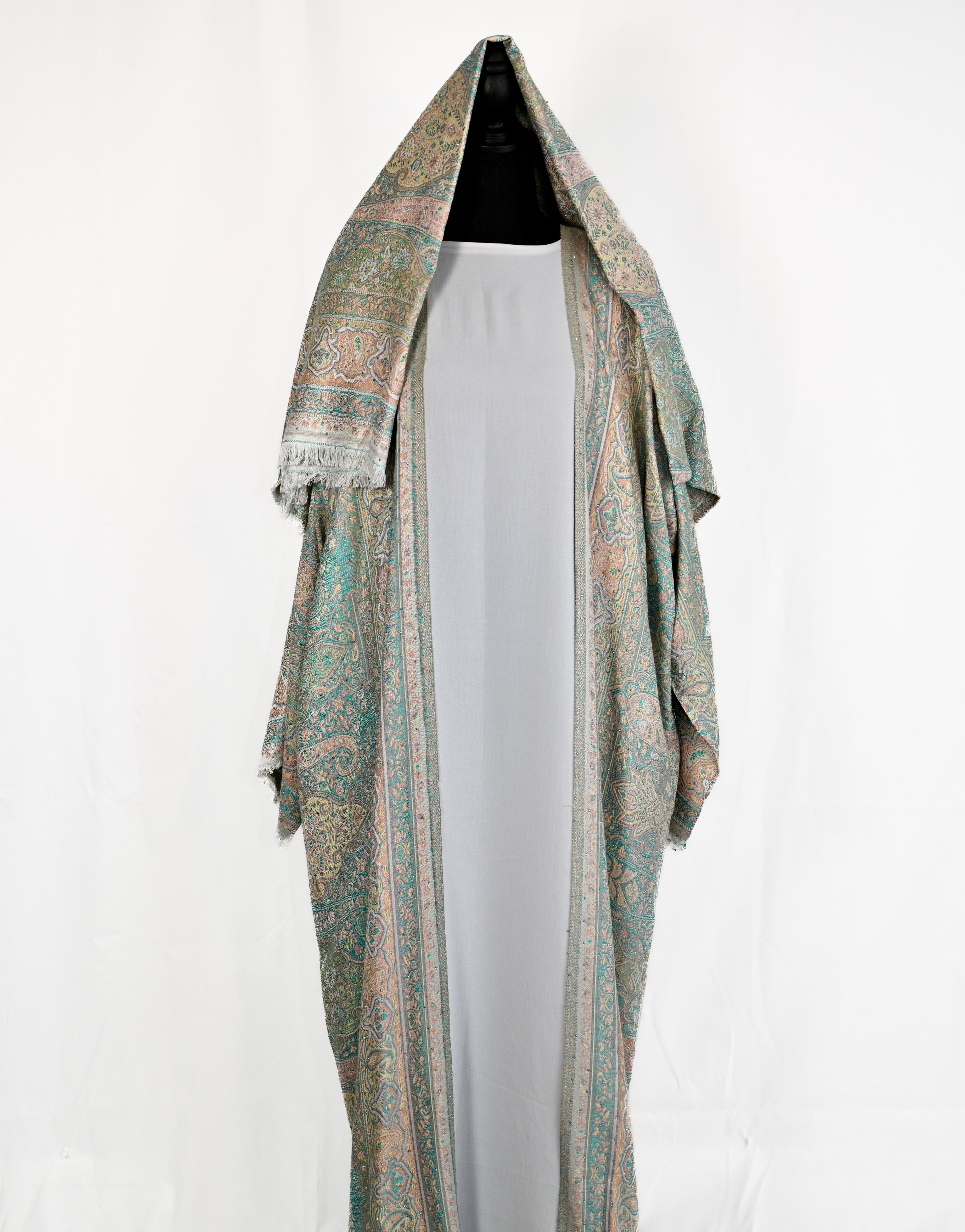 Kashmiri Pashmina Abaya — Stone Collection