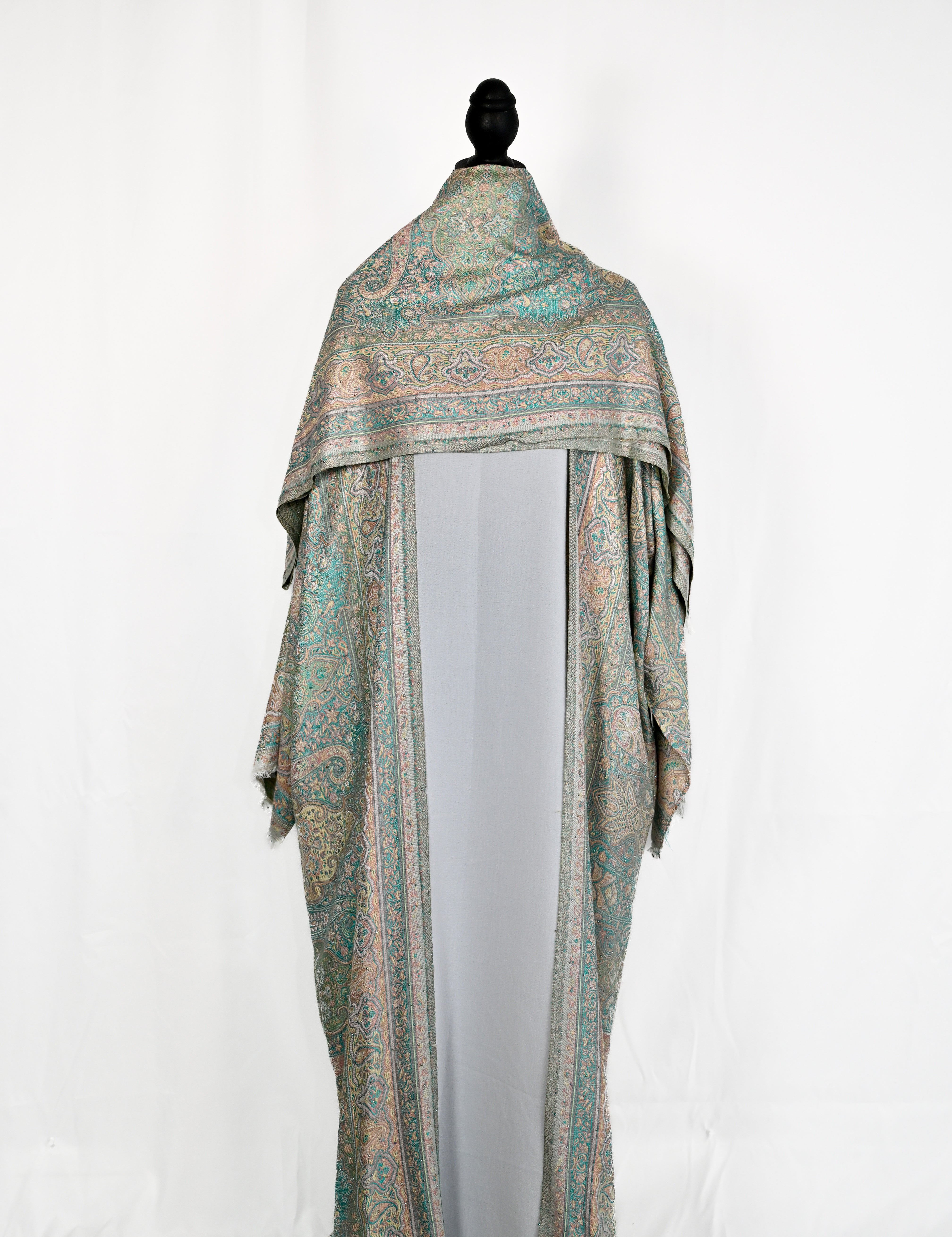 Kashmiri Pashmina Abaya — Stone Collection