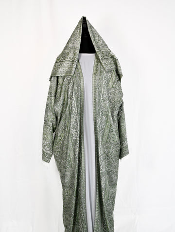 Kashmiri Pashmina Abaya — Stone Collection