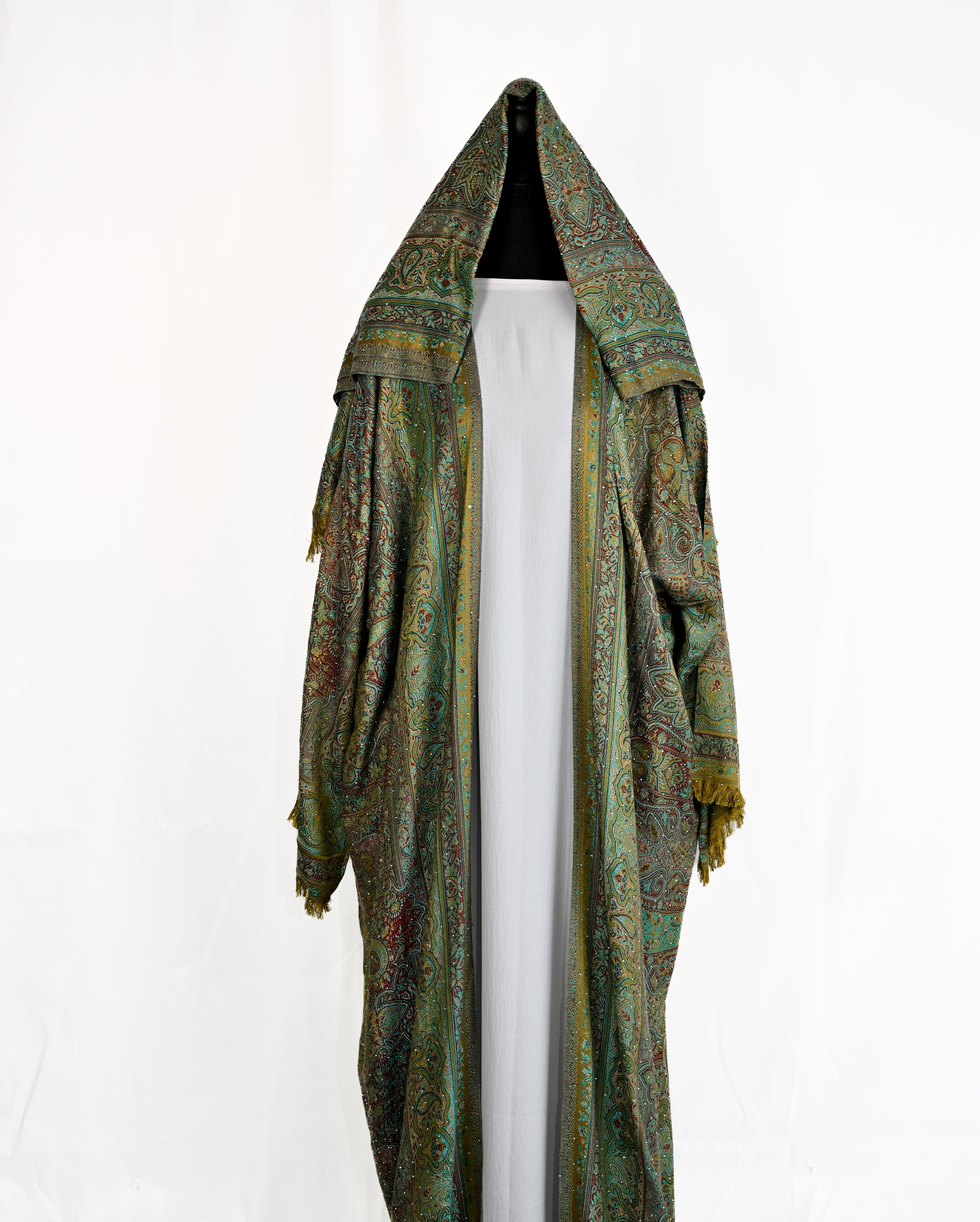 Kashmiri Pashmina Abaya — Stone Collection