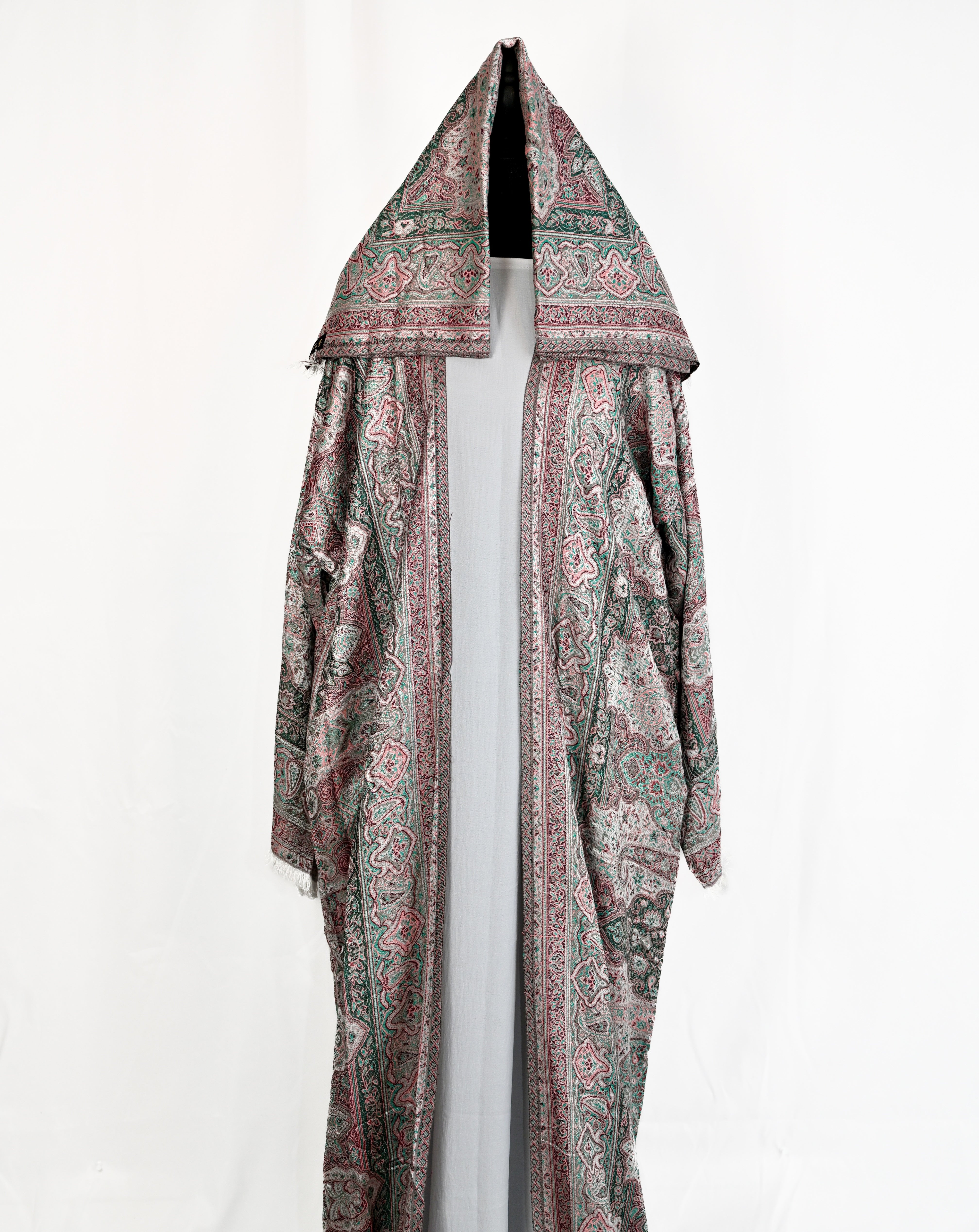Kashmiri Pashmina Abaya - (Without Stone)