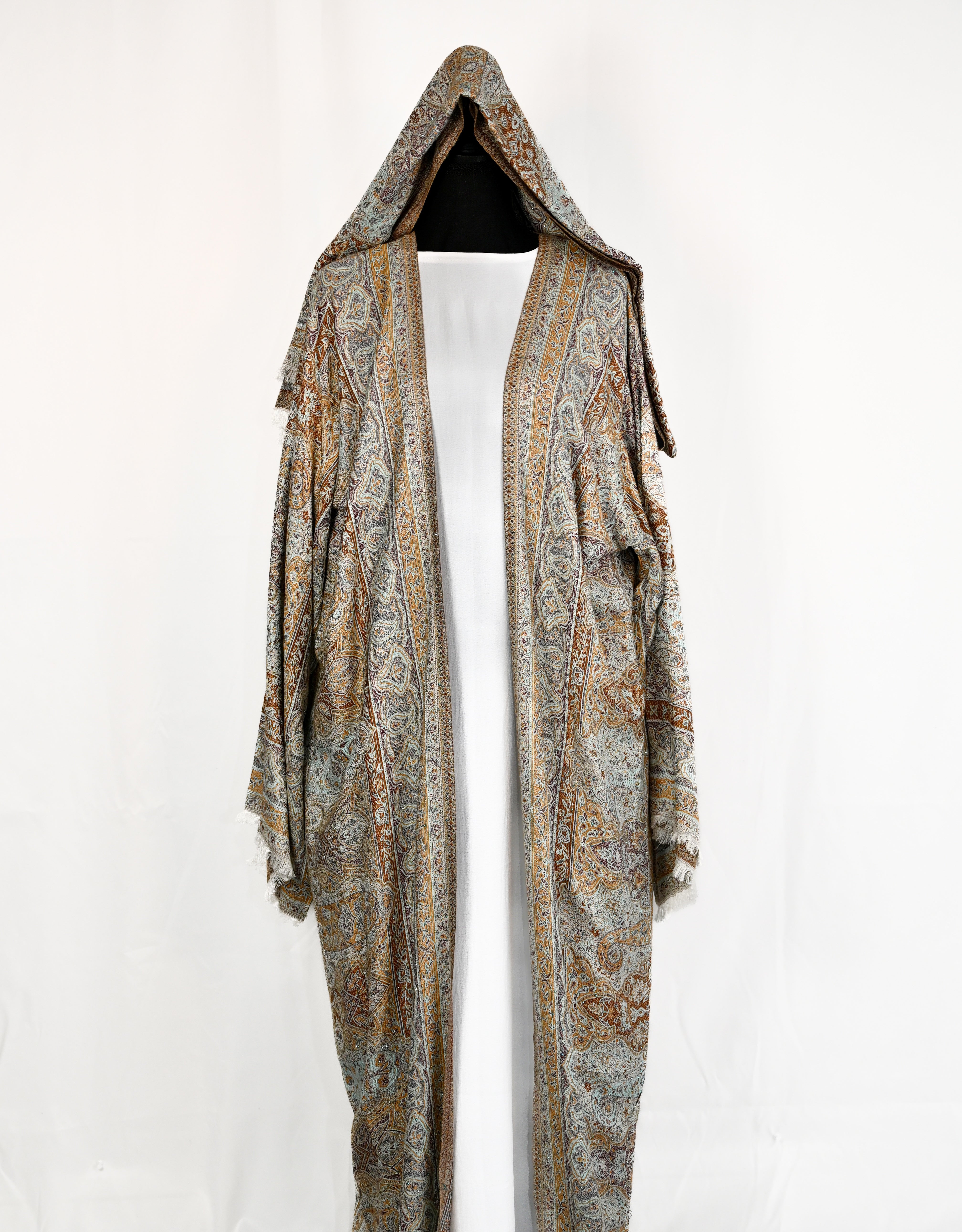 Kashmiri Pashmina Abaya — Stone Collection