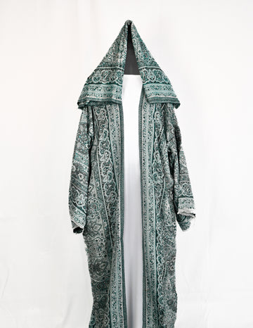 Kashmiri Pashmina Abaya - (Without Stone)