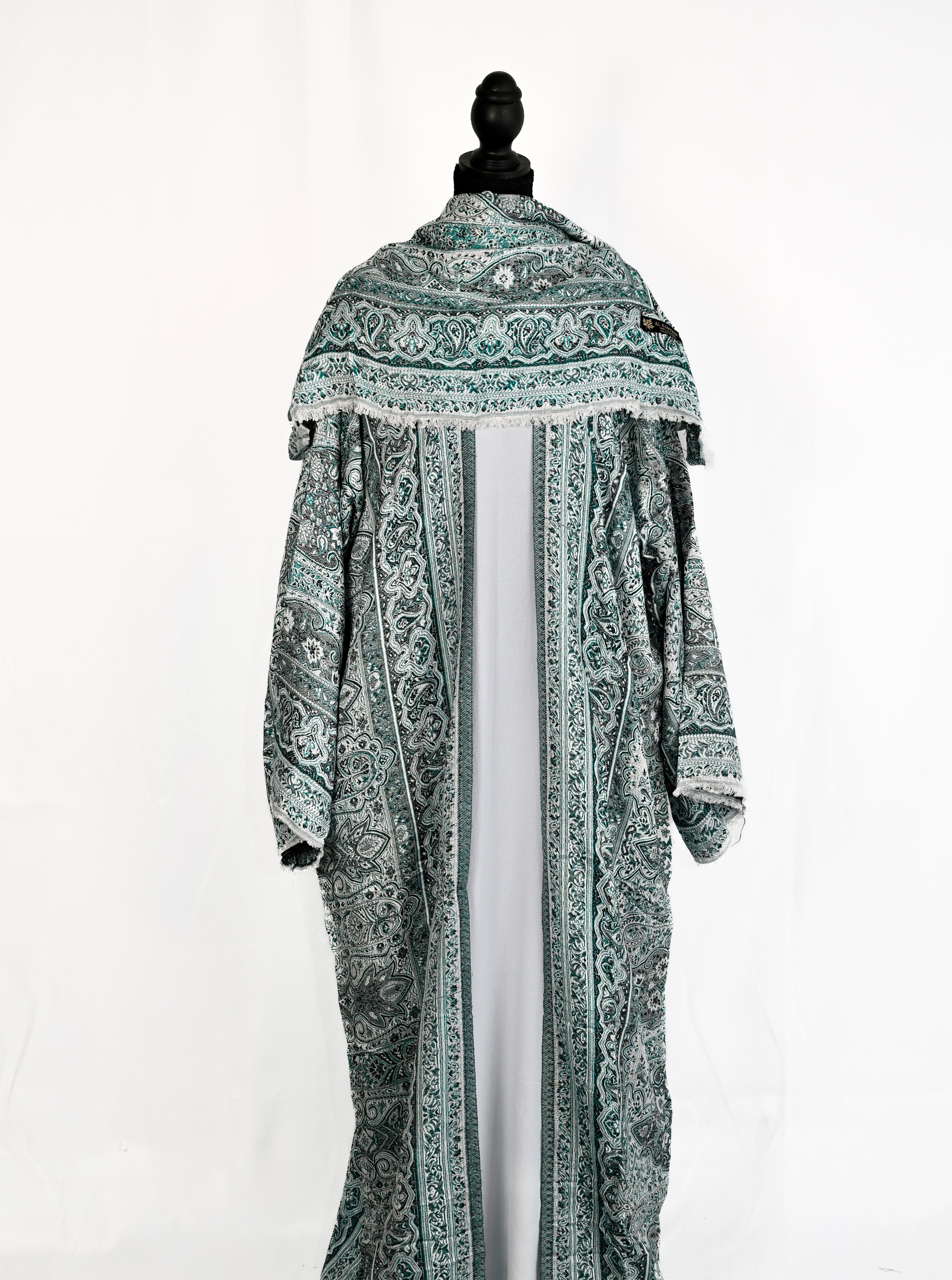 Kashmiri Pashmina Abaya - (Without Stone)