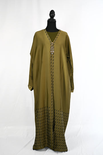 Abaya Set - Olive Branch