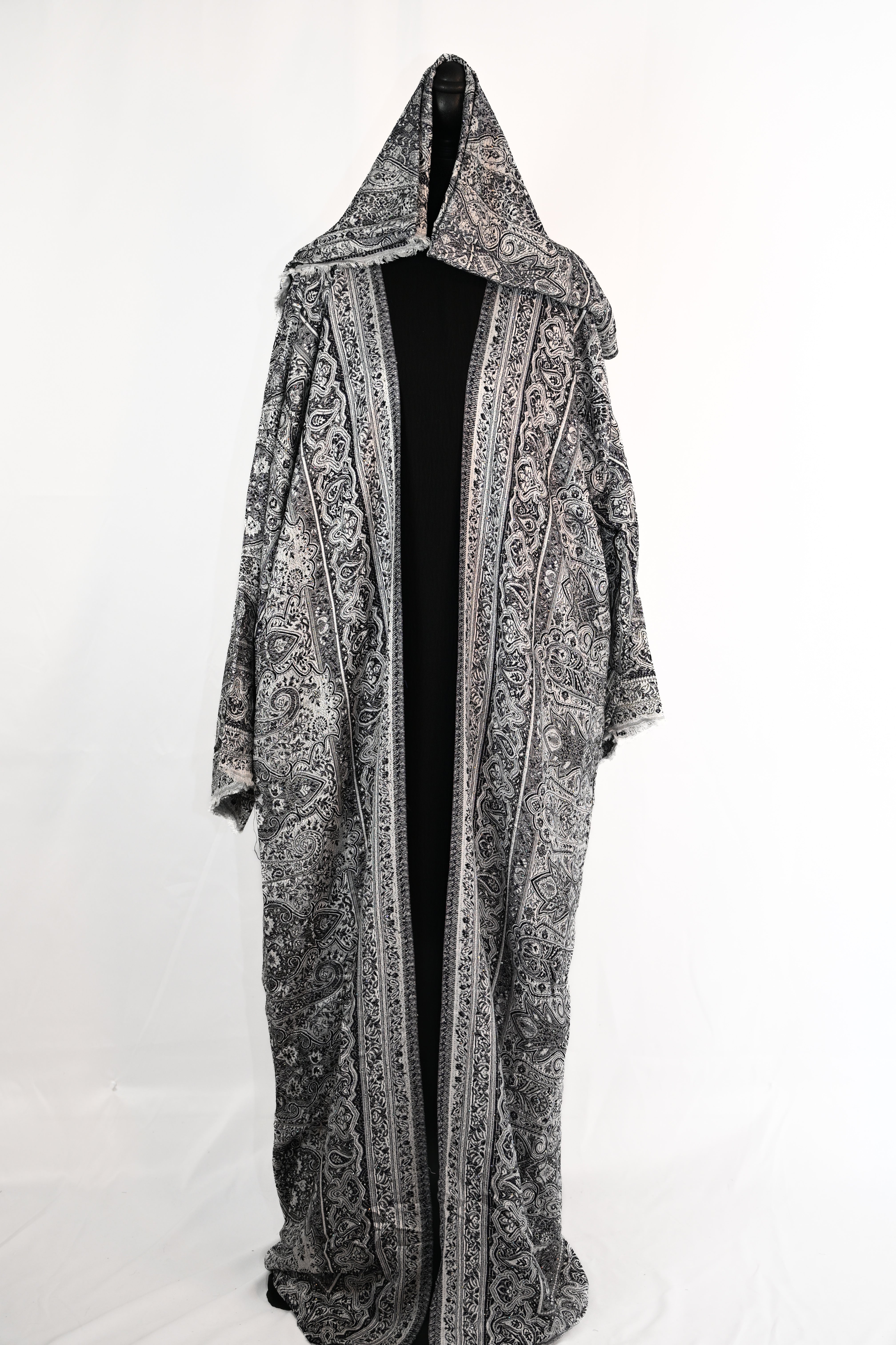 Kashmiri Pashmina Abaya — Stone Collection