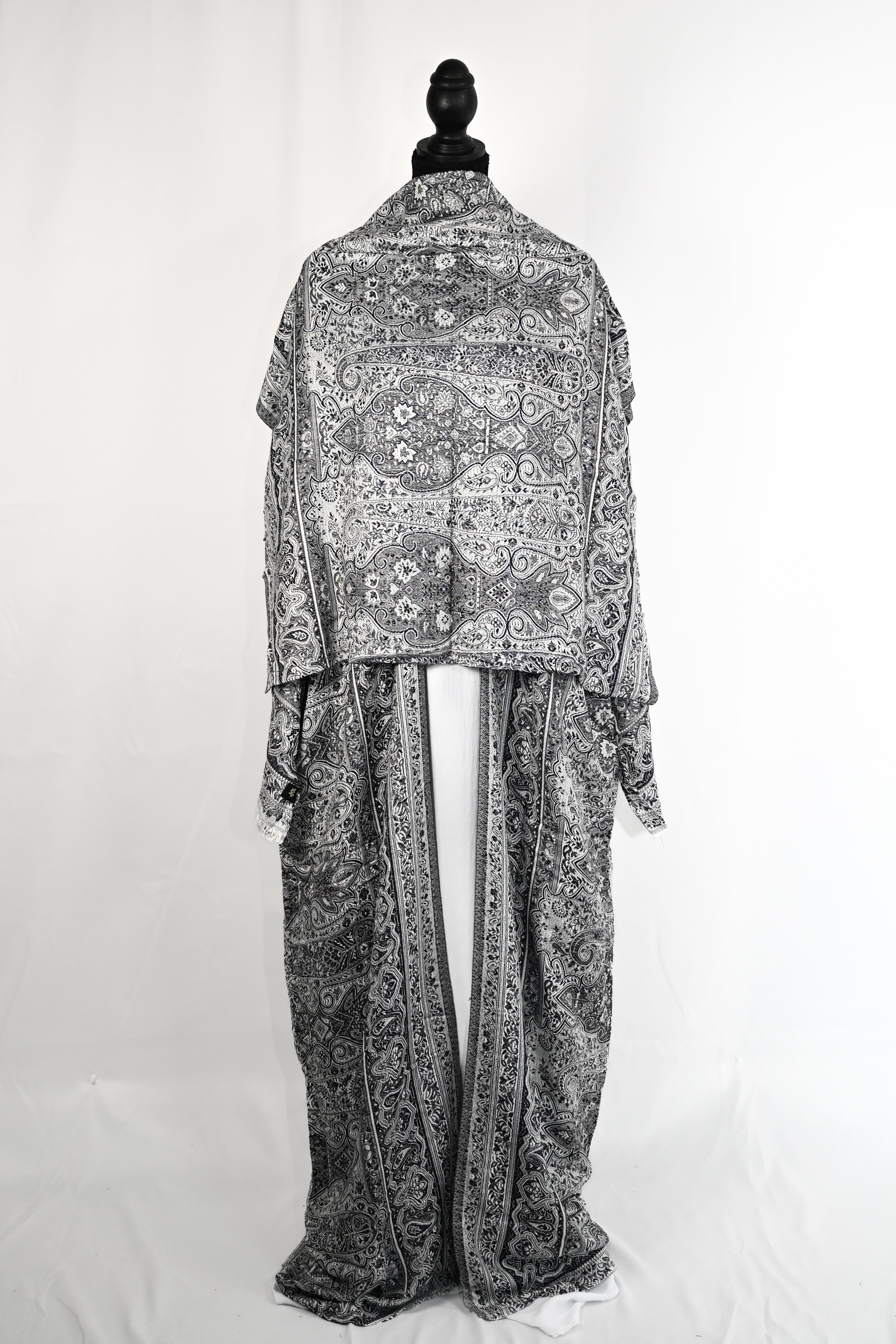 Kashmiri Pashmina Abaya - (Without Stone)
