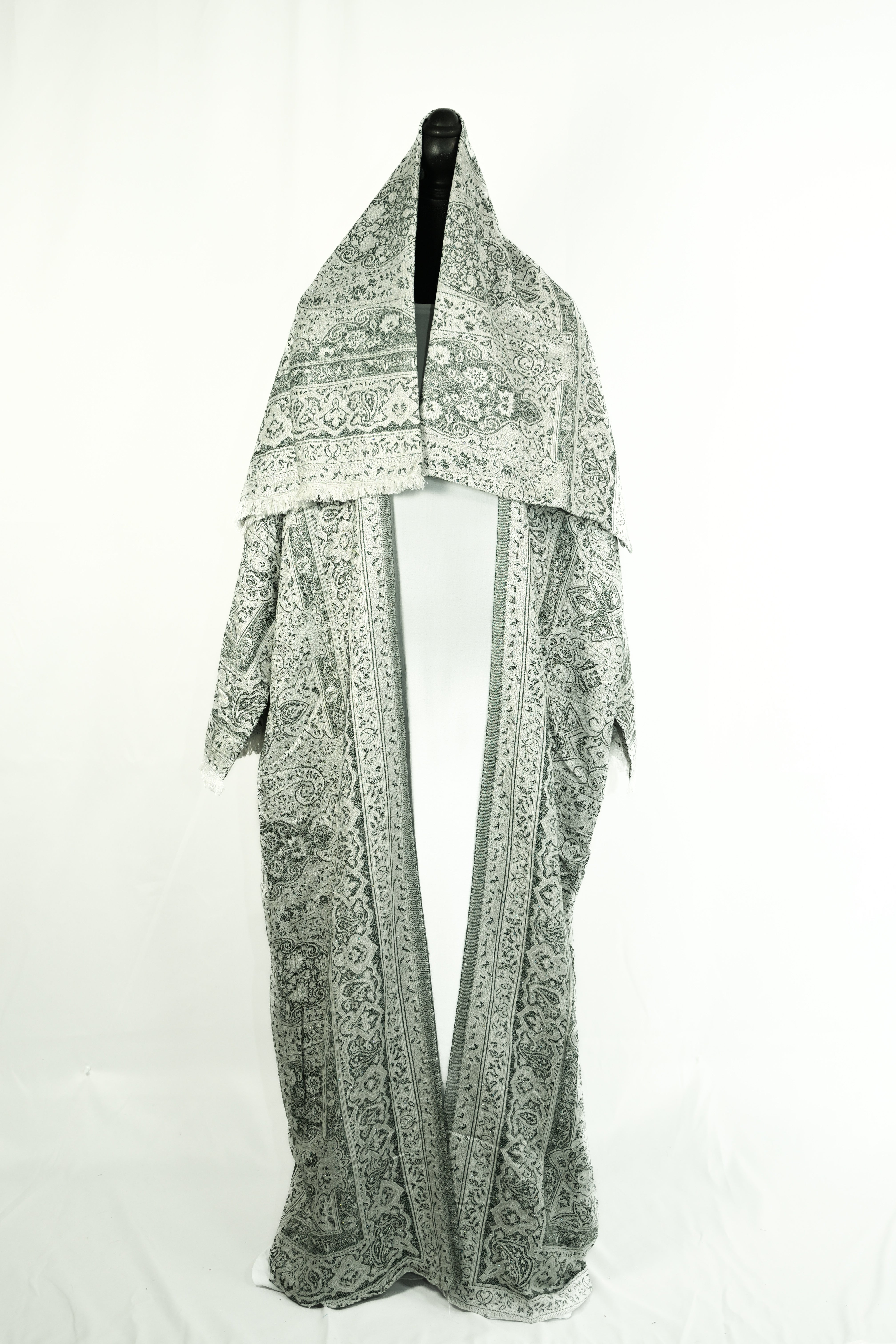 Kashmiri Pashmina Abaya — Stone Collection