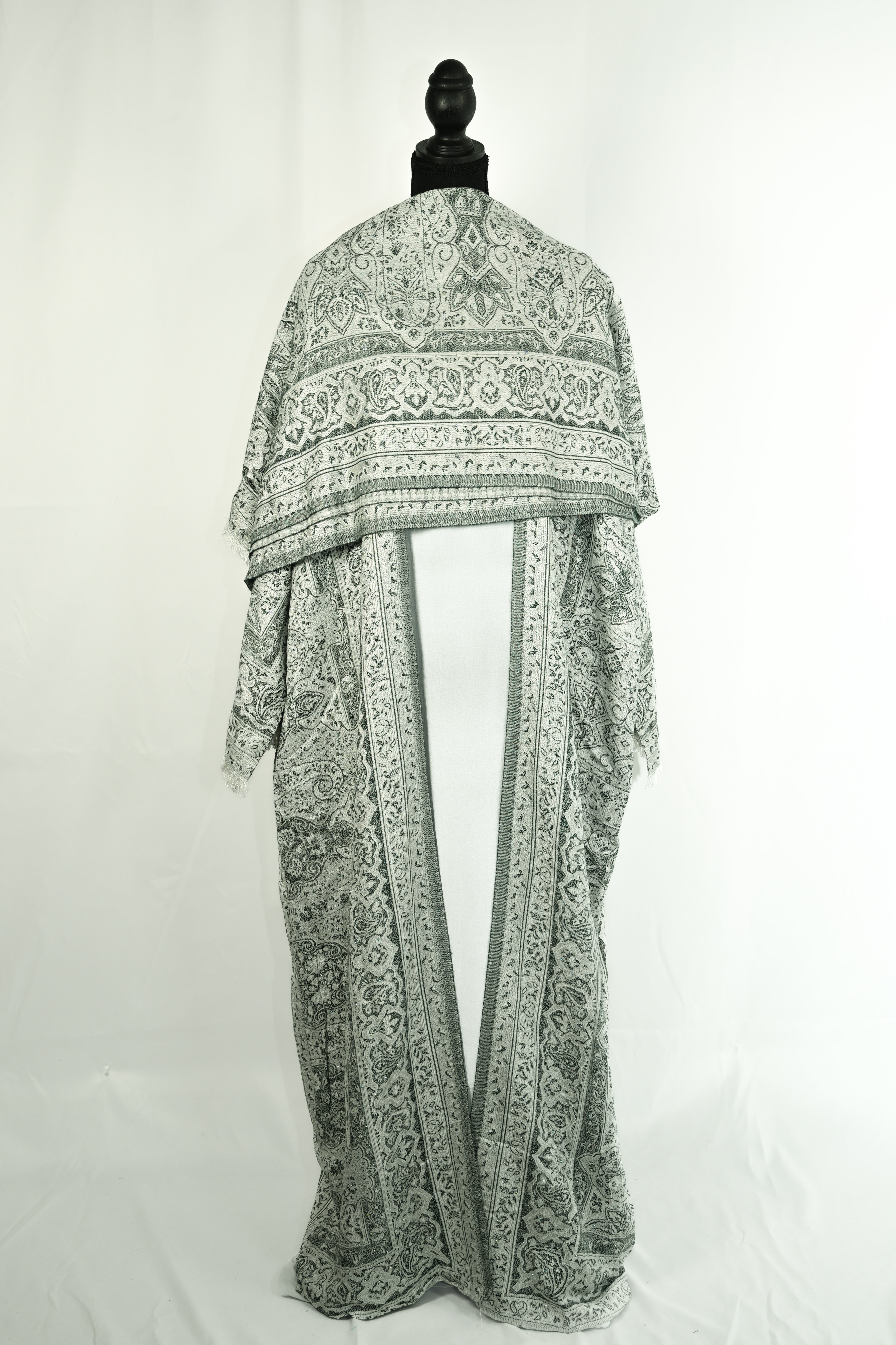 Kashmiri Pashmina Abaya — Stone Collection