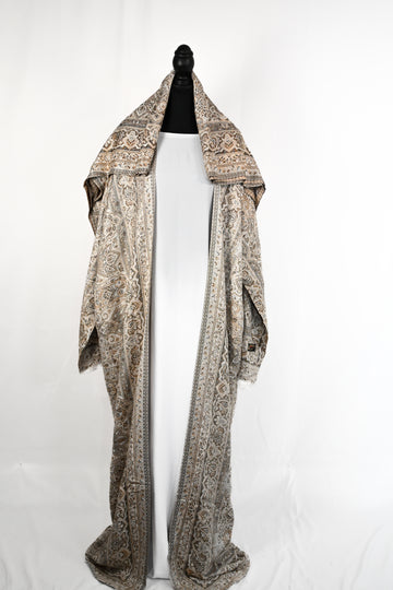 Kashmiri Pashmina Abaya — Stone Collection