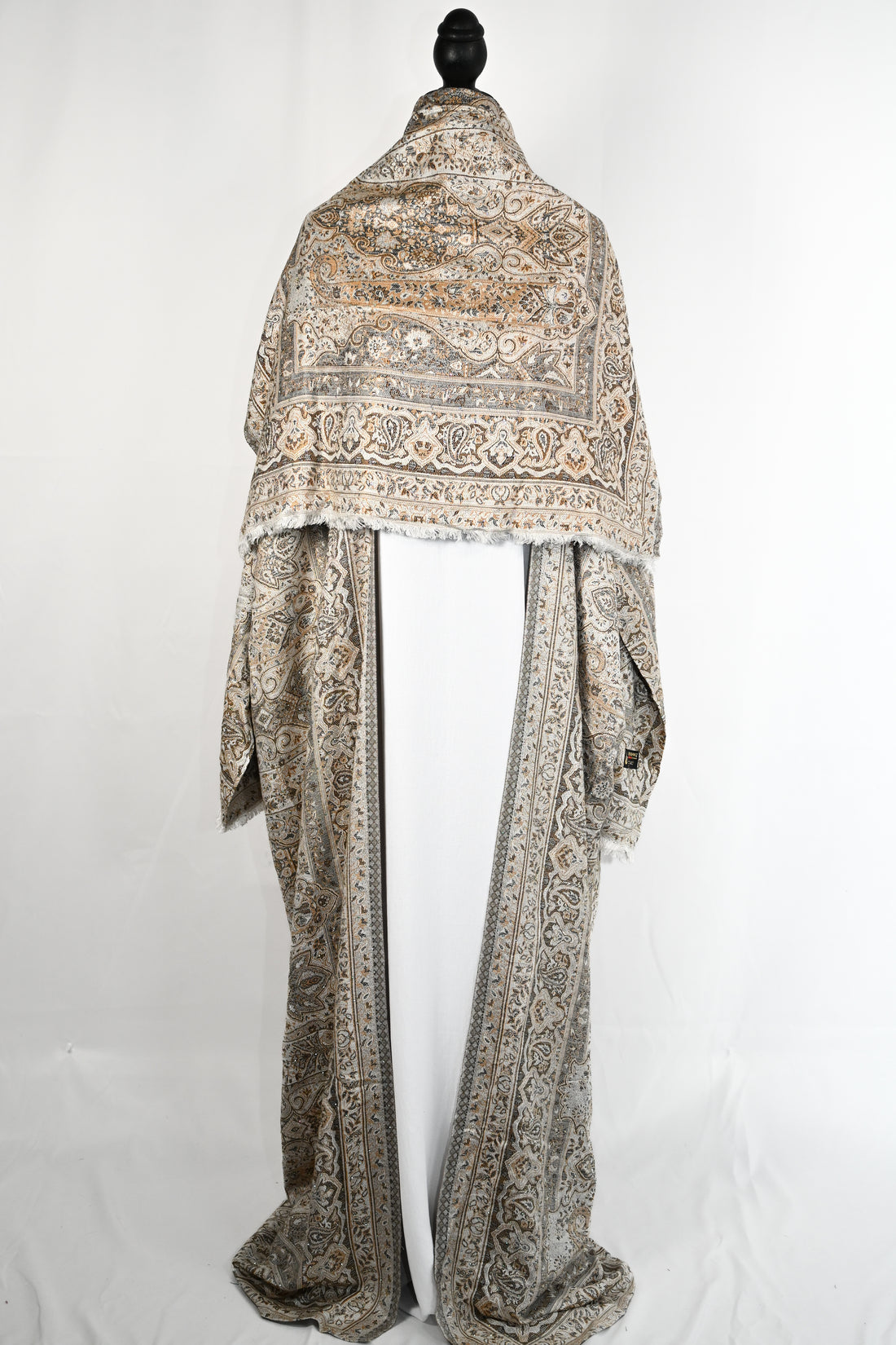 Kashmiri Pashmina Abaya — Stone Collection