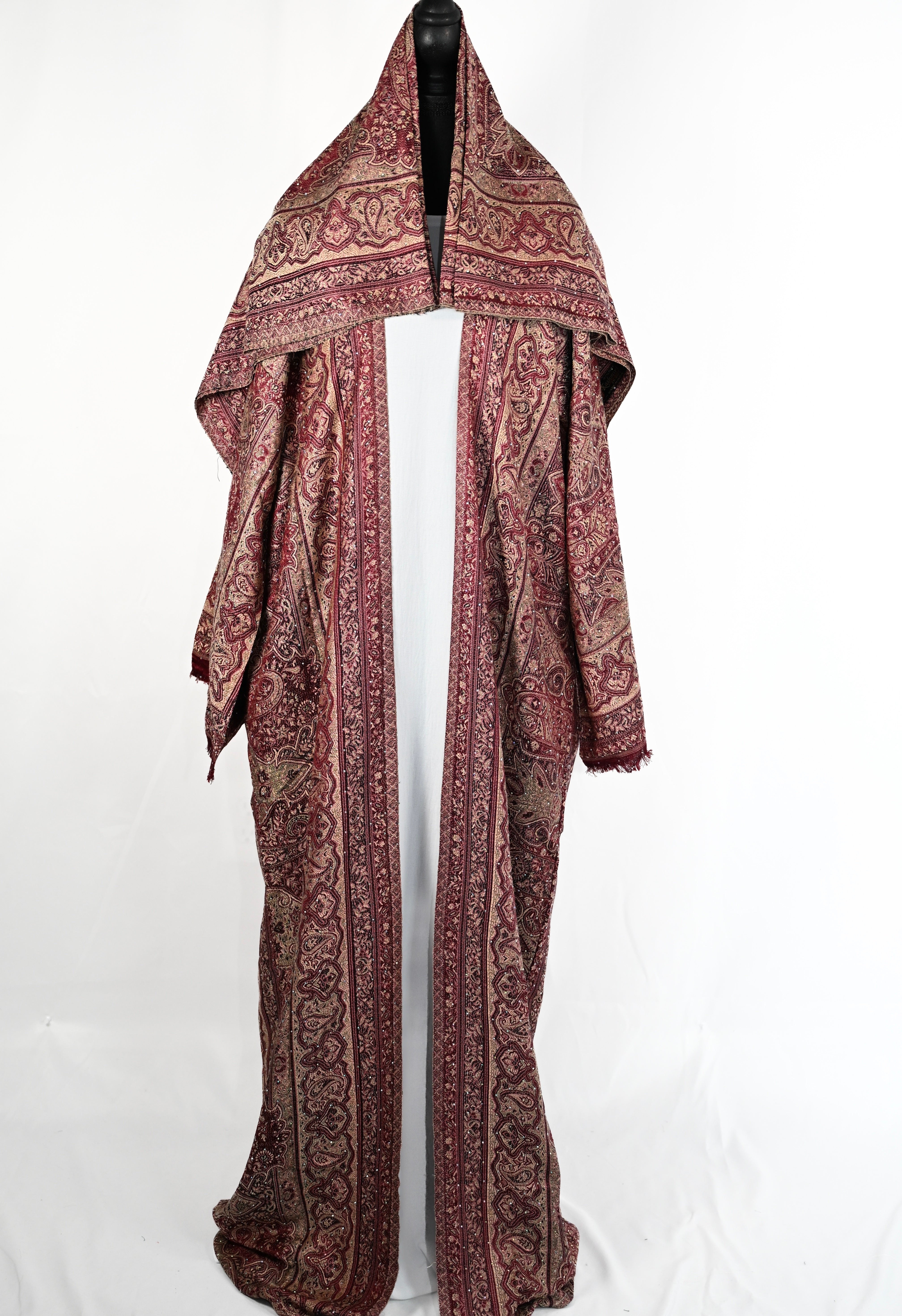 Kashmiri Pashmina Abaya — Stone Edition
