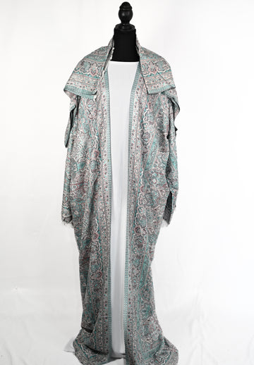 Kashmiri Pashmina Abaya — Stone Collection