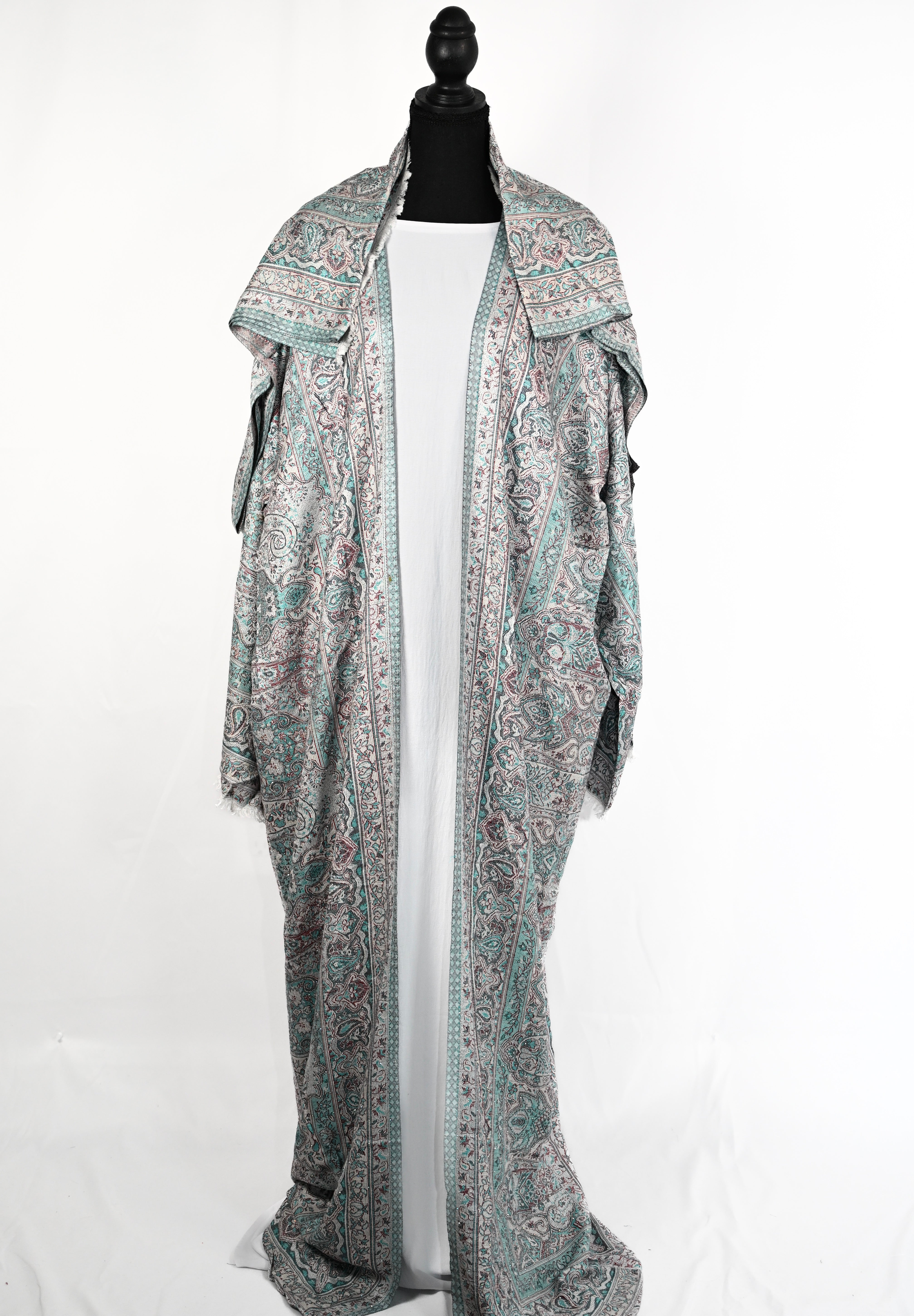 Kashmiri Pashmina Abaya — Stone Collection