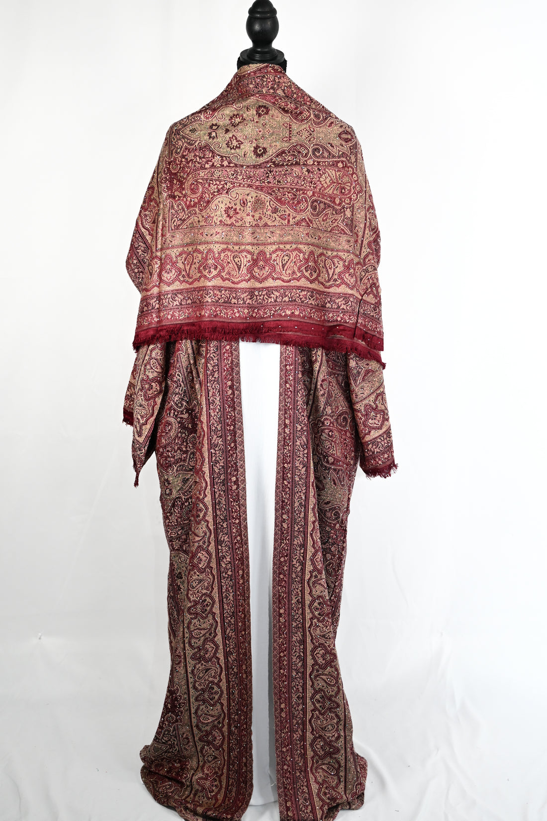 Kashmiri Pashmina Abaya — Stone Edition