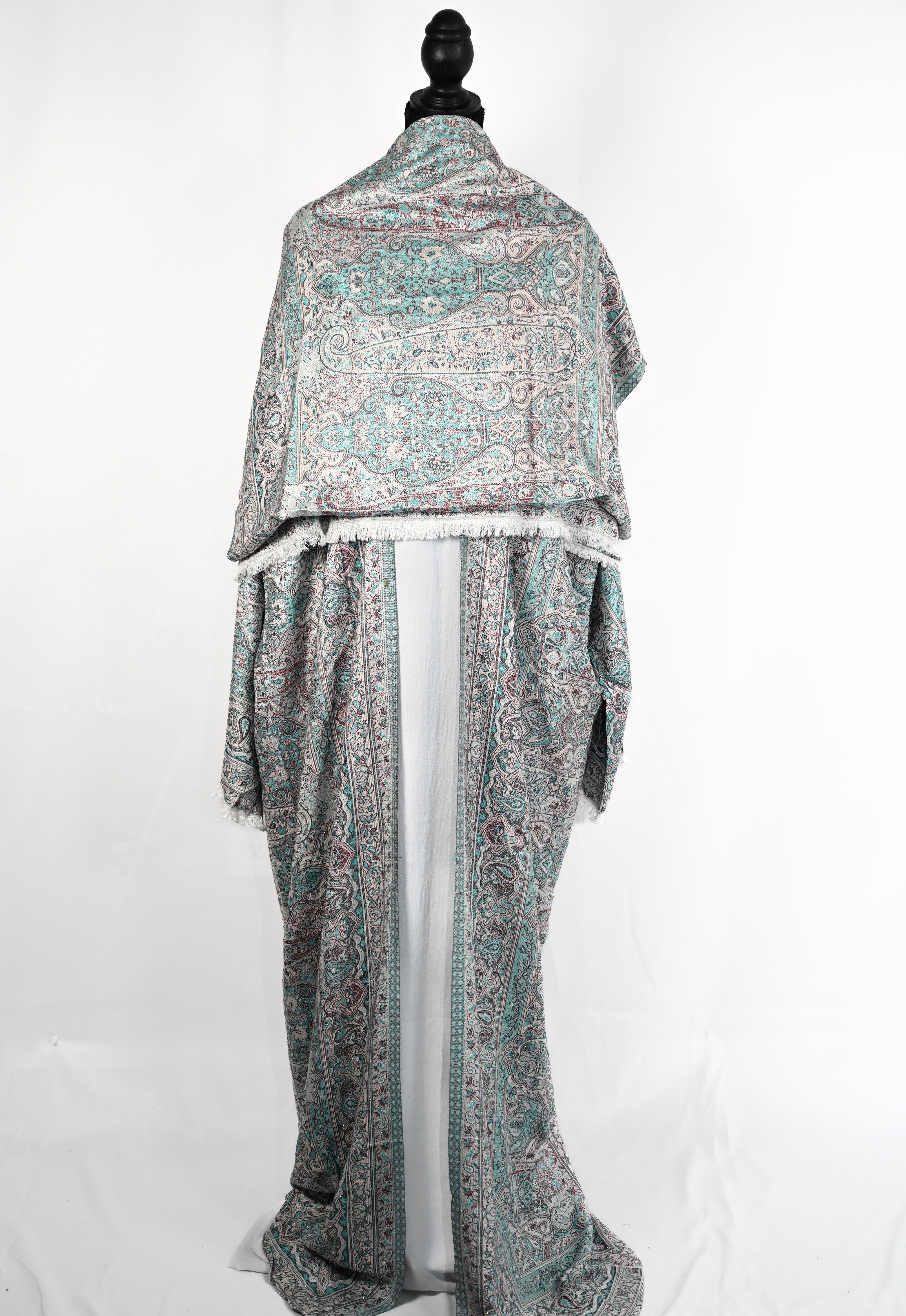 Kashmiri Pashmina Abaya — Stone Collection
