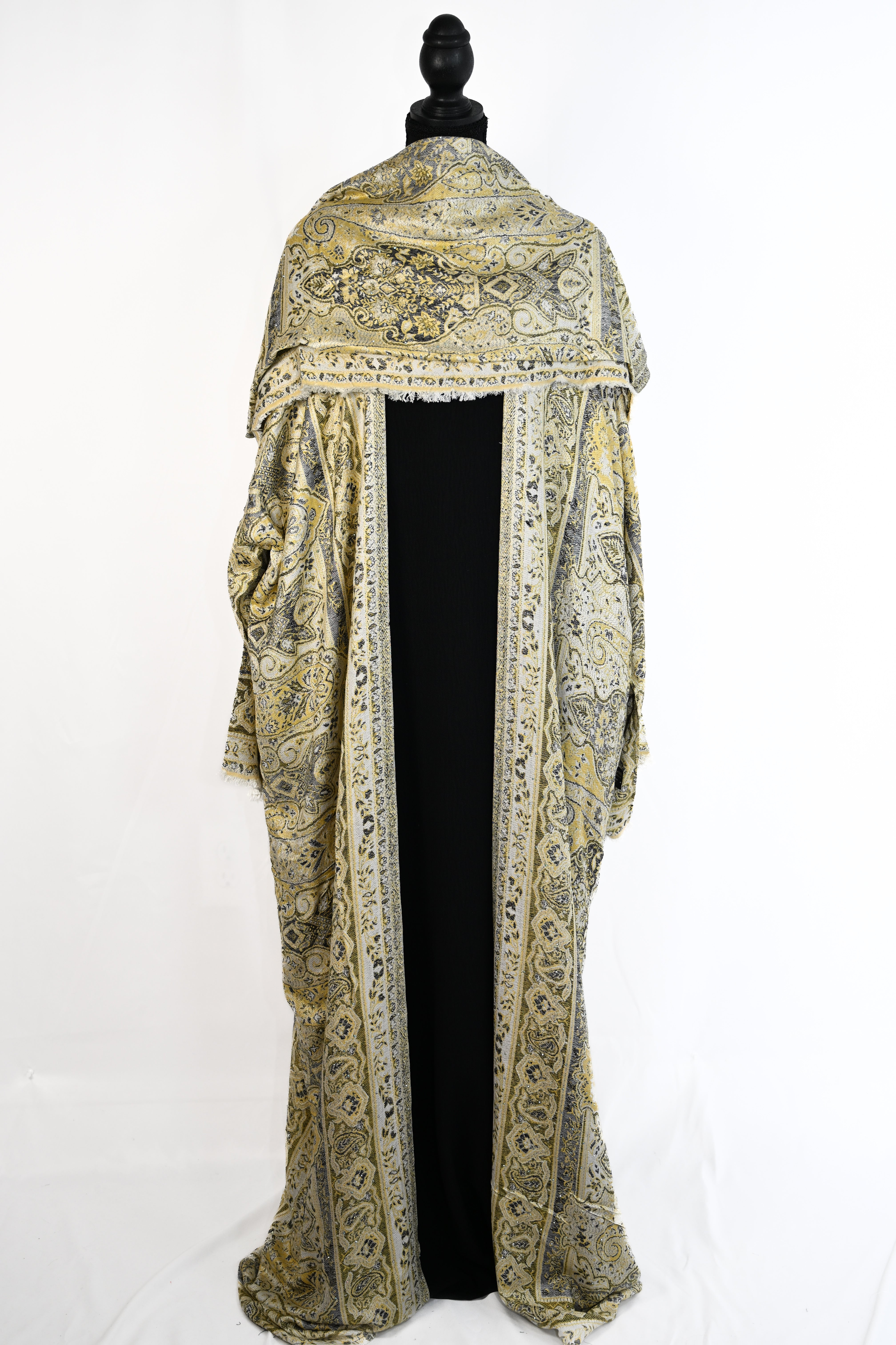 Kashmiri Pashmina Abaya — Stone Collection