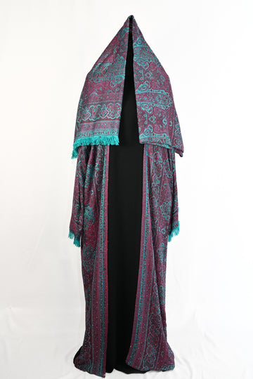 Kashmiri Pashmina Abaya — Stone Collection