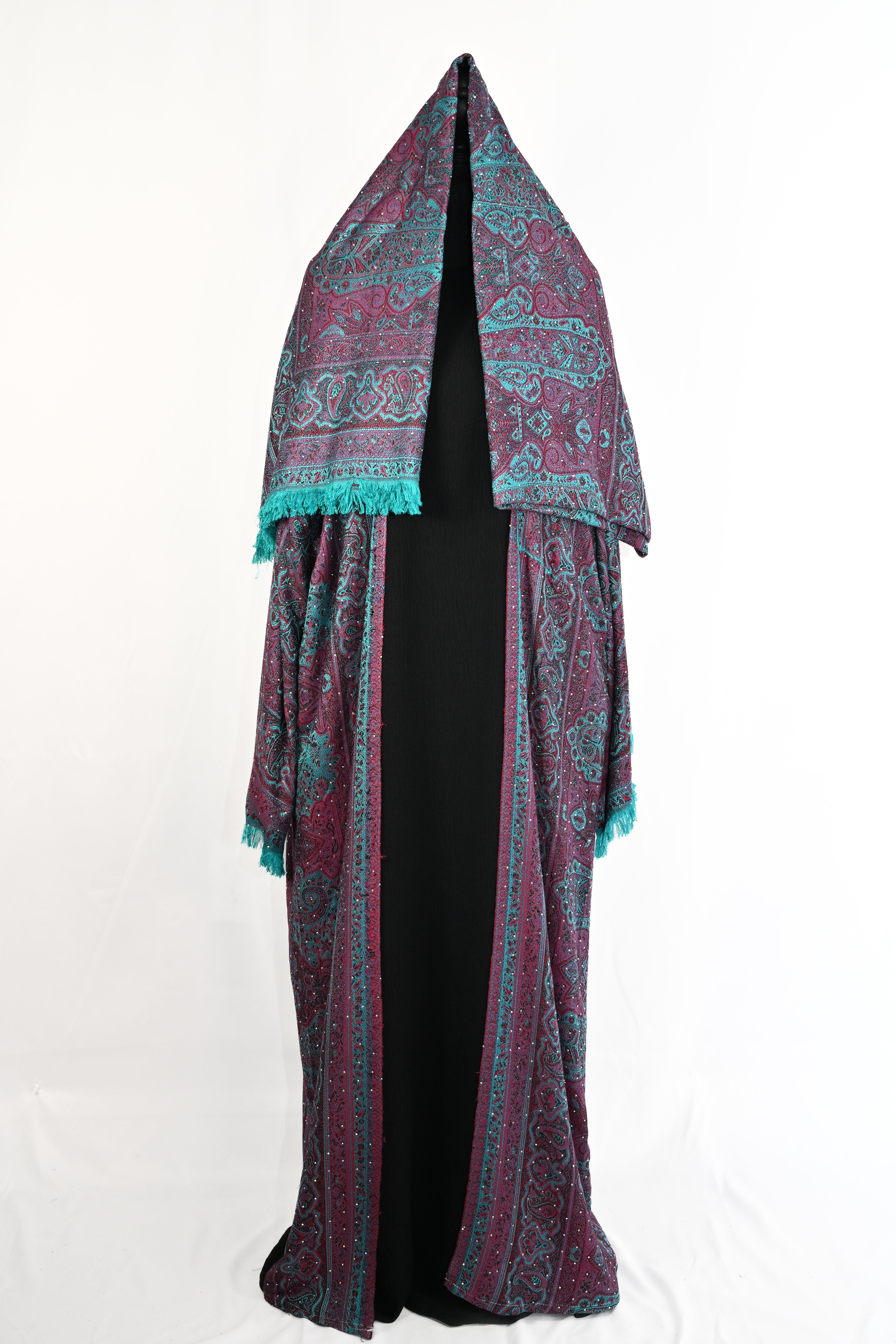 Kashmiri Pashmina Abaya — Stone Collection