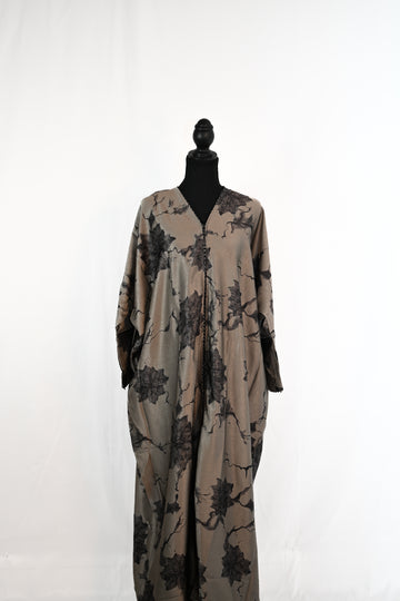 Abaya - Beige Floral