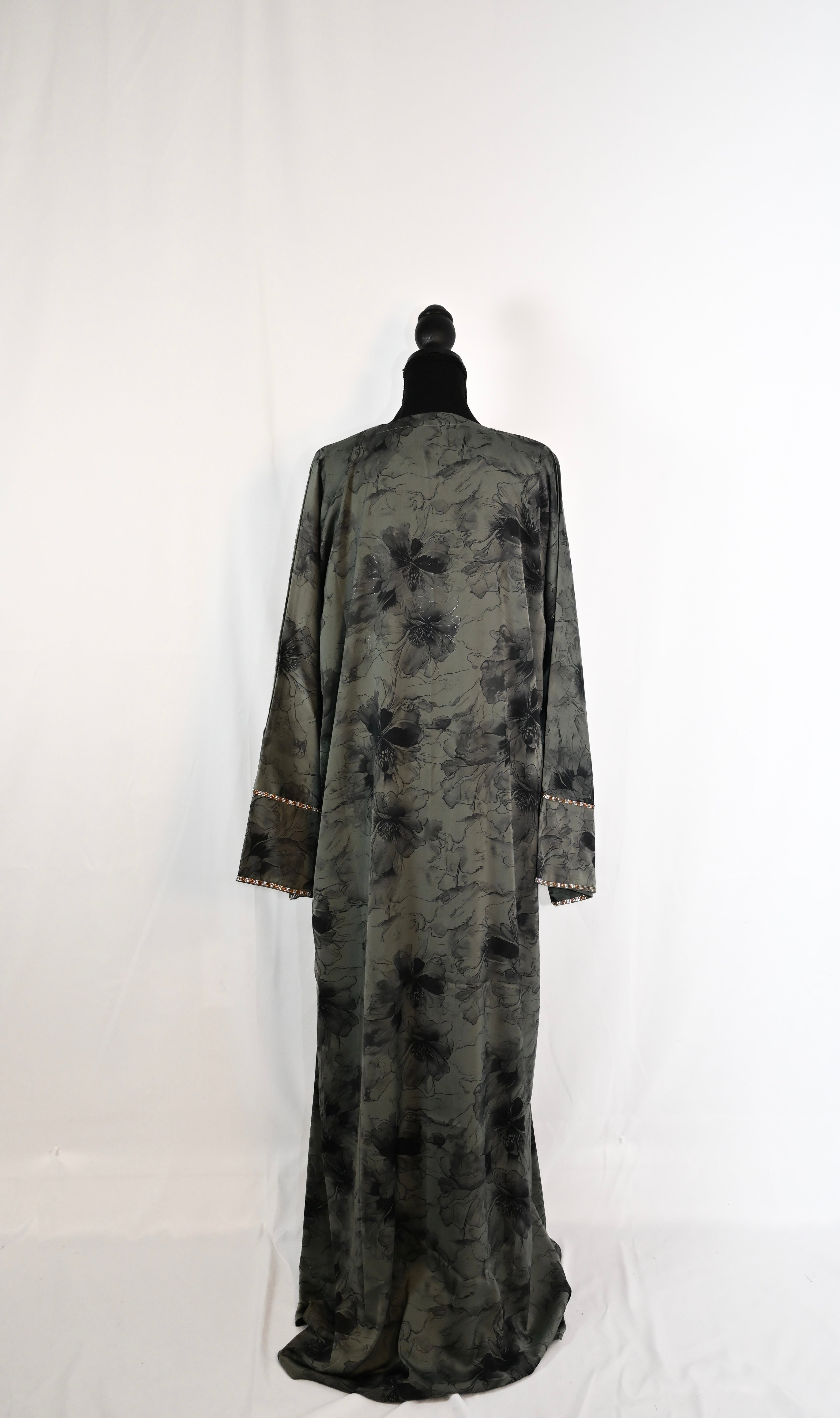 Abaya Set - Floral Green