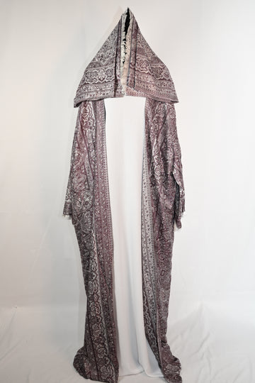 Kashmiri Pashmina Abaya — Stone Collection