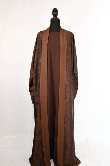 Abaya Set - Deep Brown