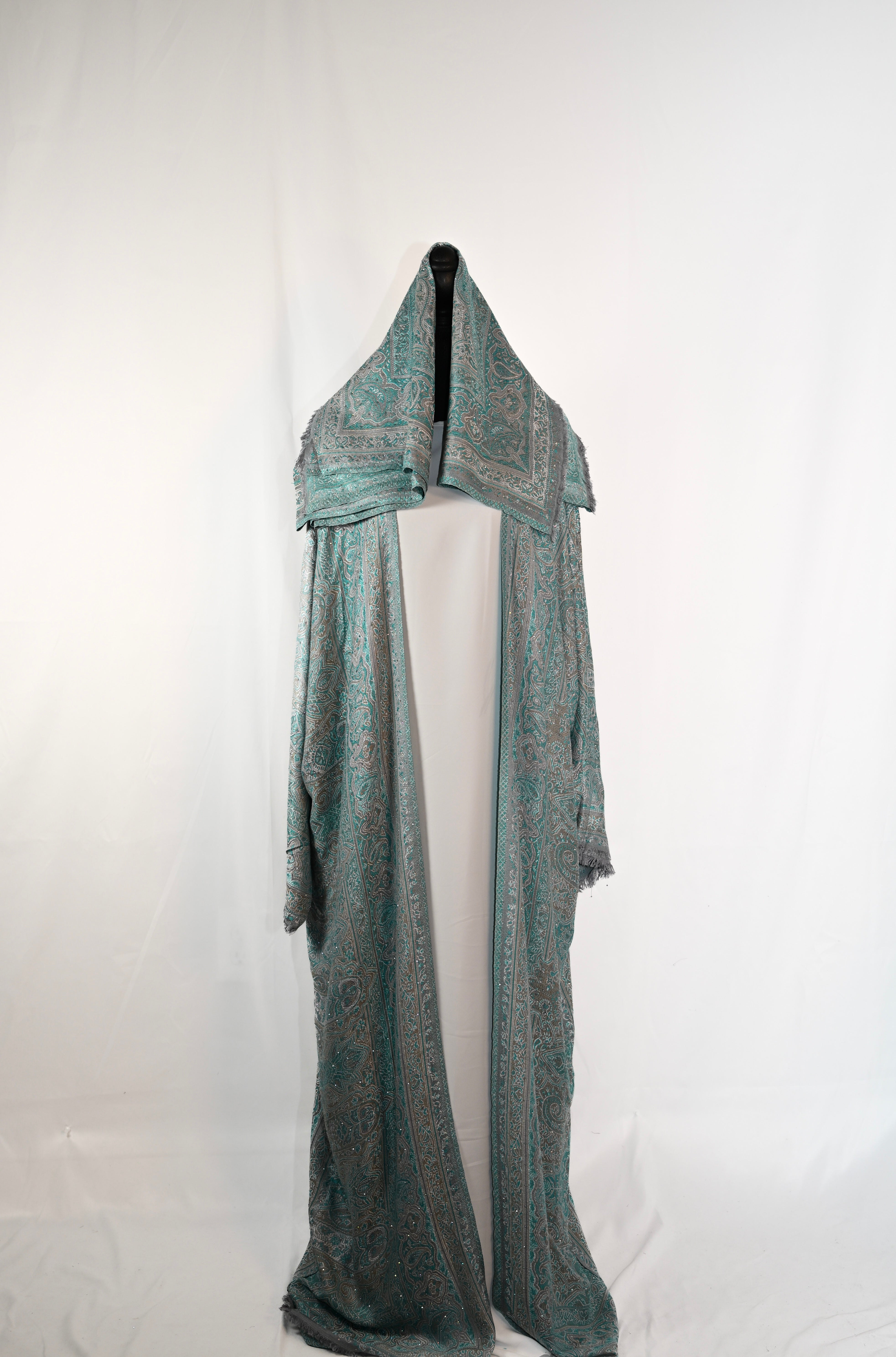 Kashmiri Pashmina Abaya — Stone Collection