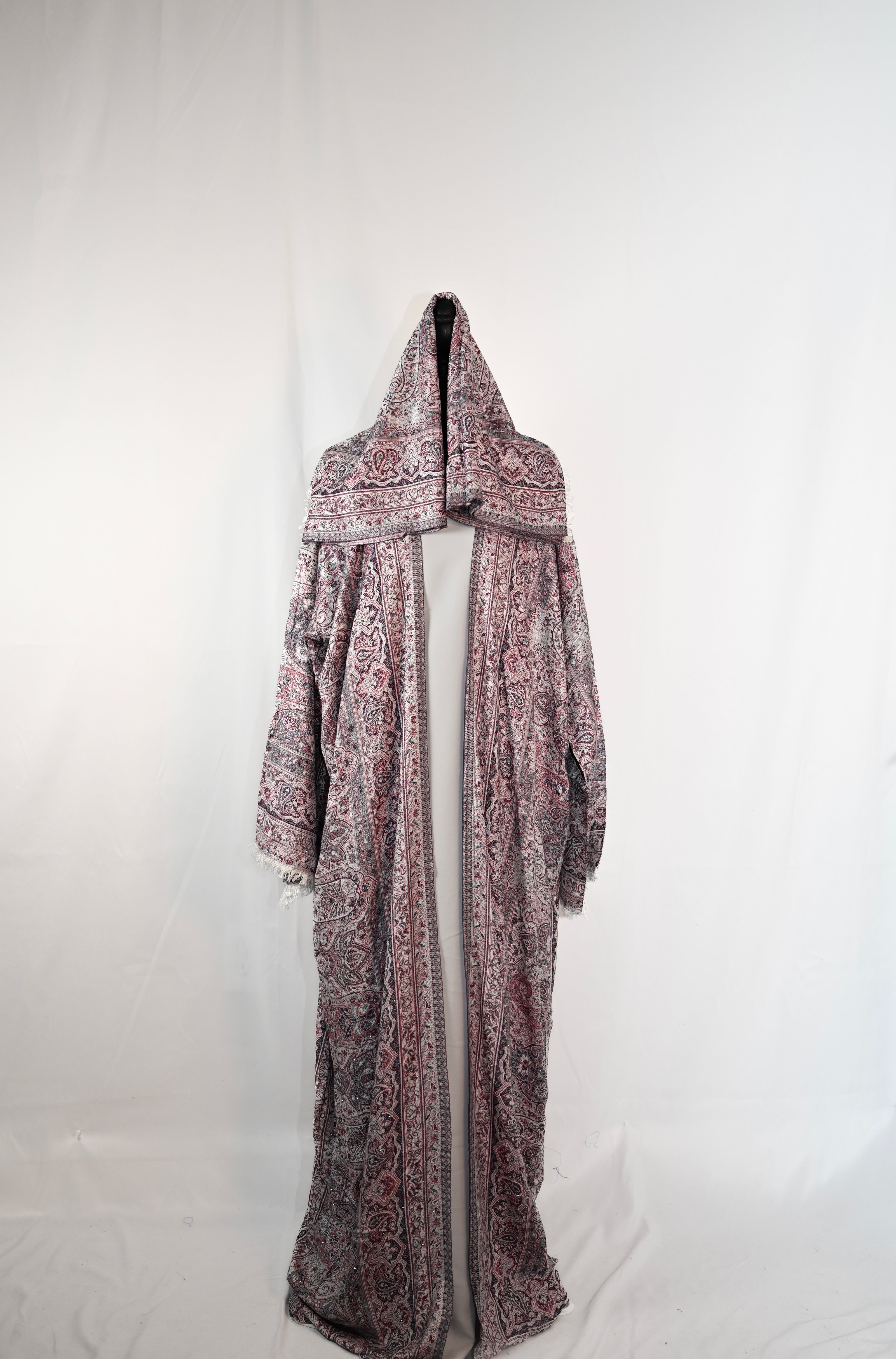 Kashmiri Pashmina Abaya — Stone Collection