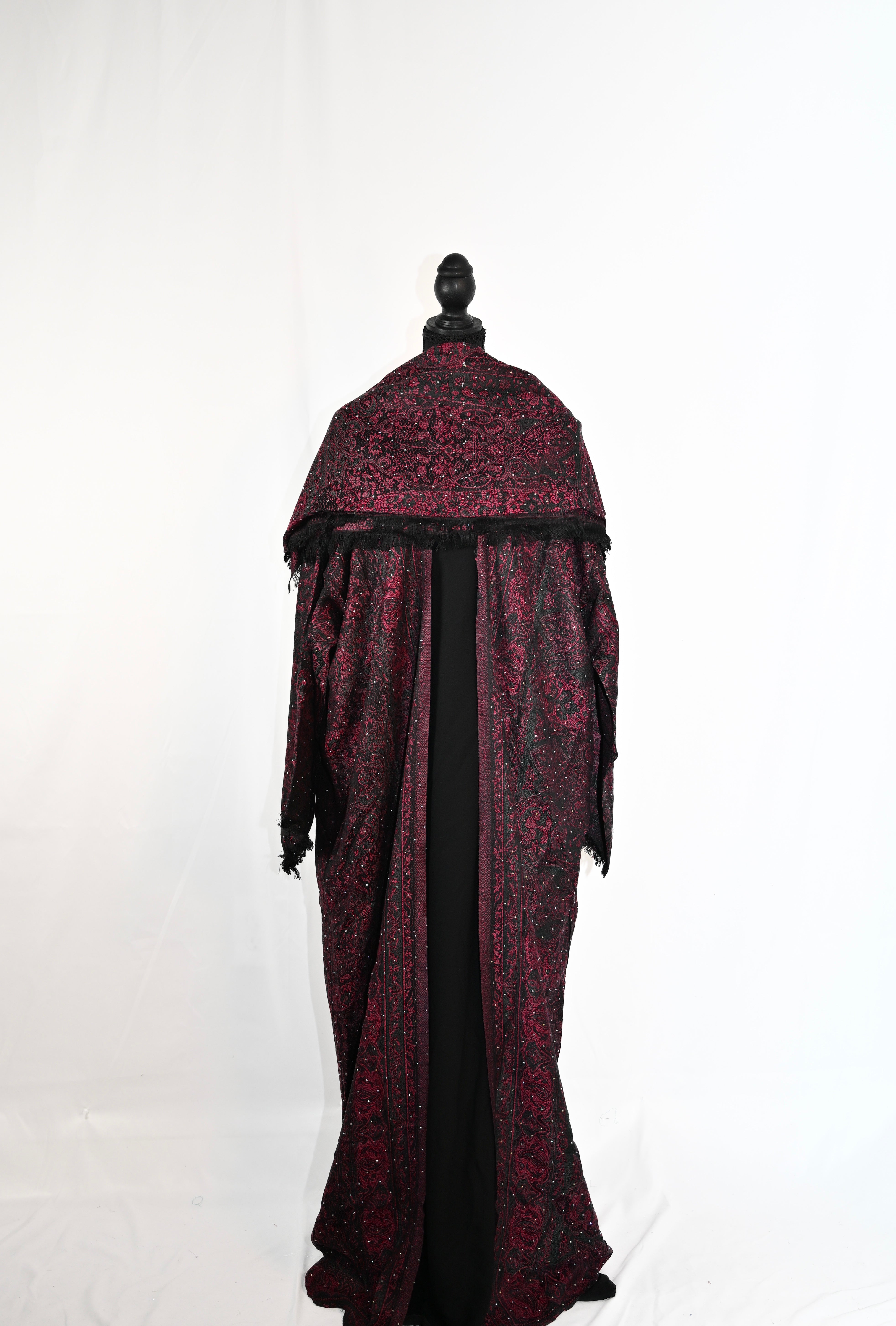 Kashmiri Pashmina Abaya — Stone Collection