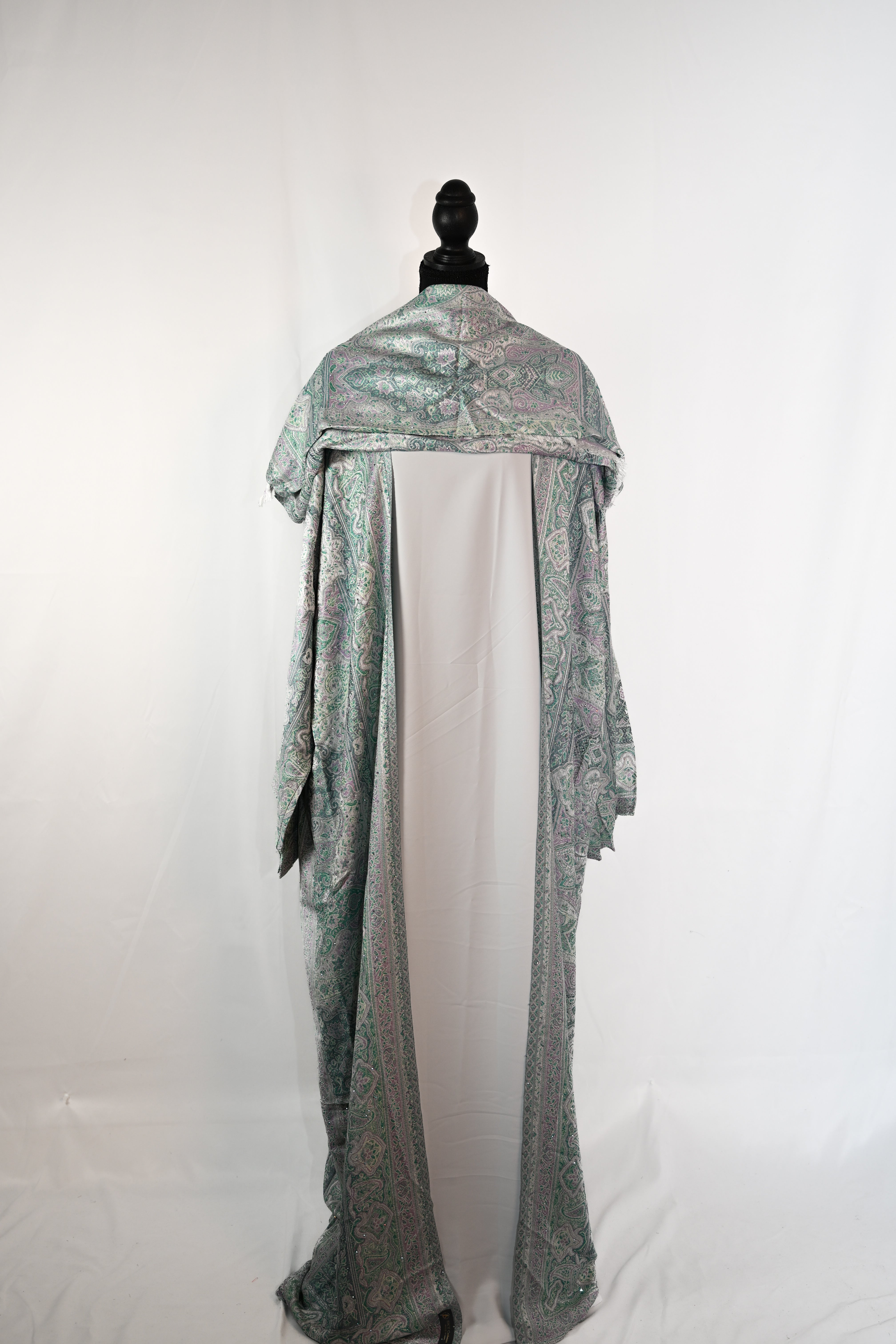 Kashmiri Pashmina Abaya — Stone Collection