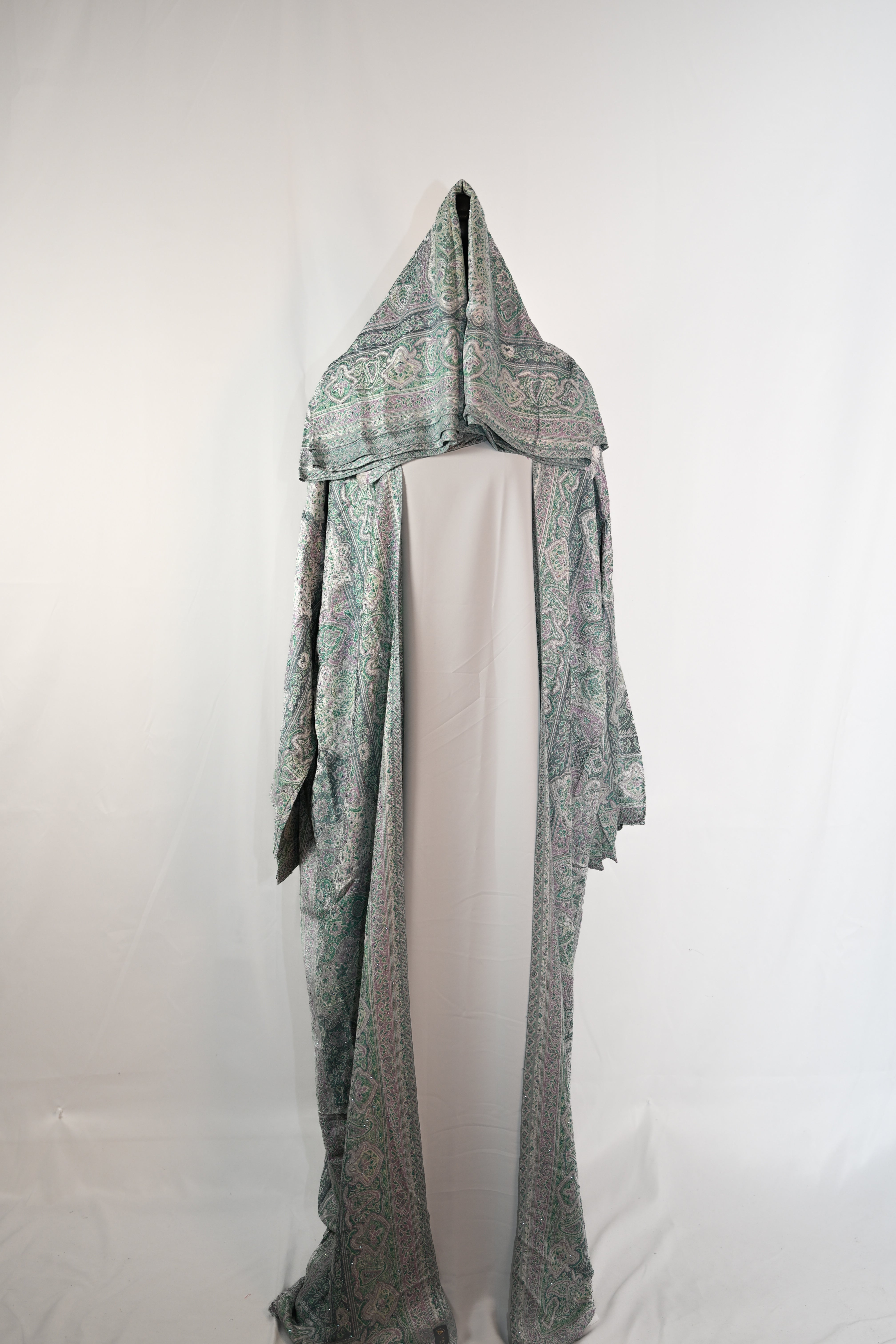 Kashmiri Pashmina Abaya — Stone Collection