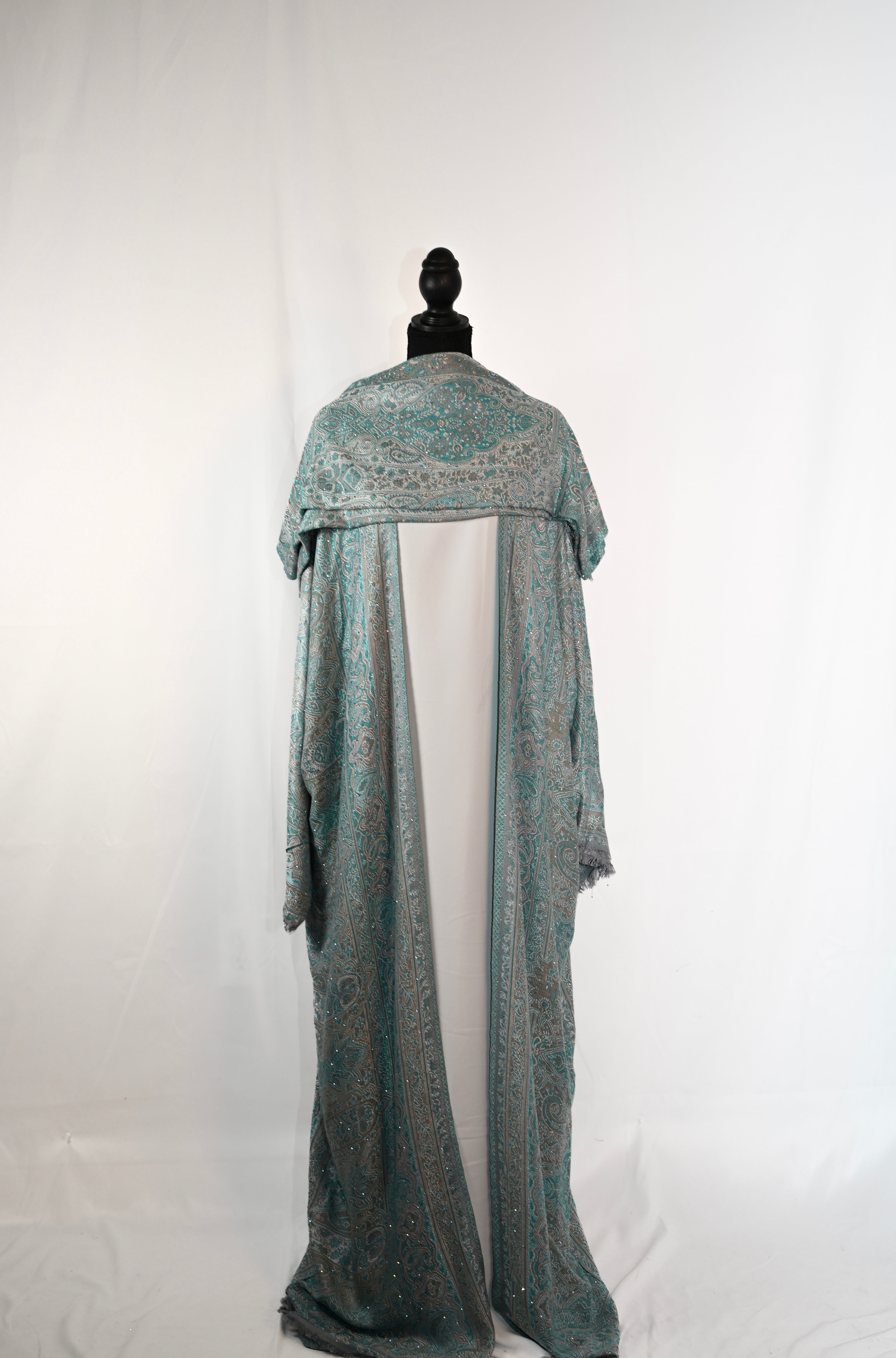 Kashmiri Pashmina Abaya — Stone Collection